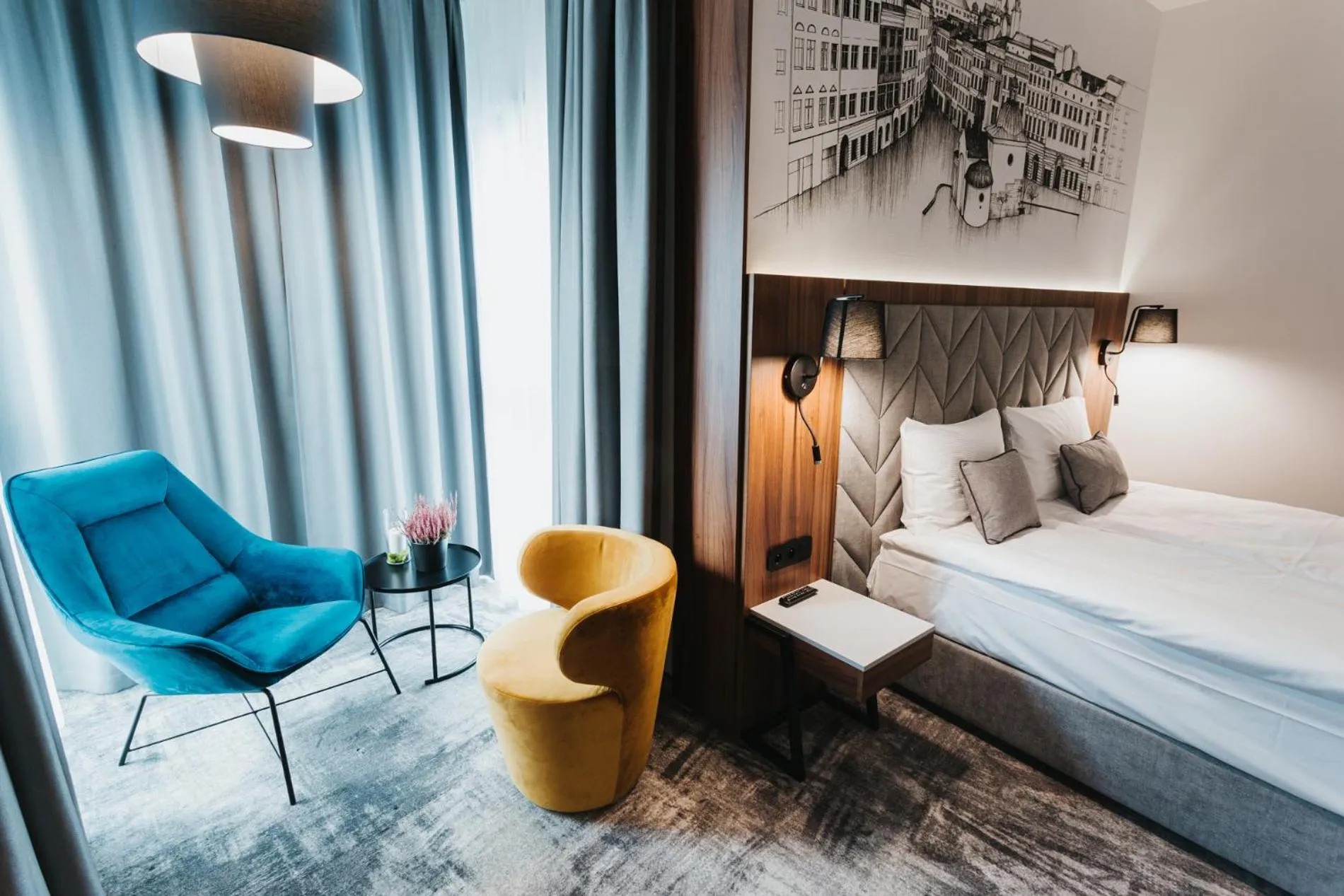 Photo of the whole room, Bed in Focus Hotel Premium Kraków