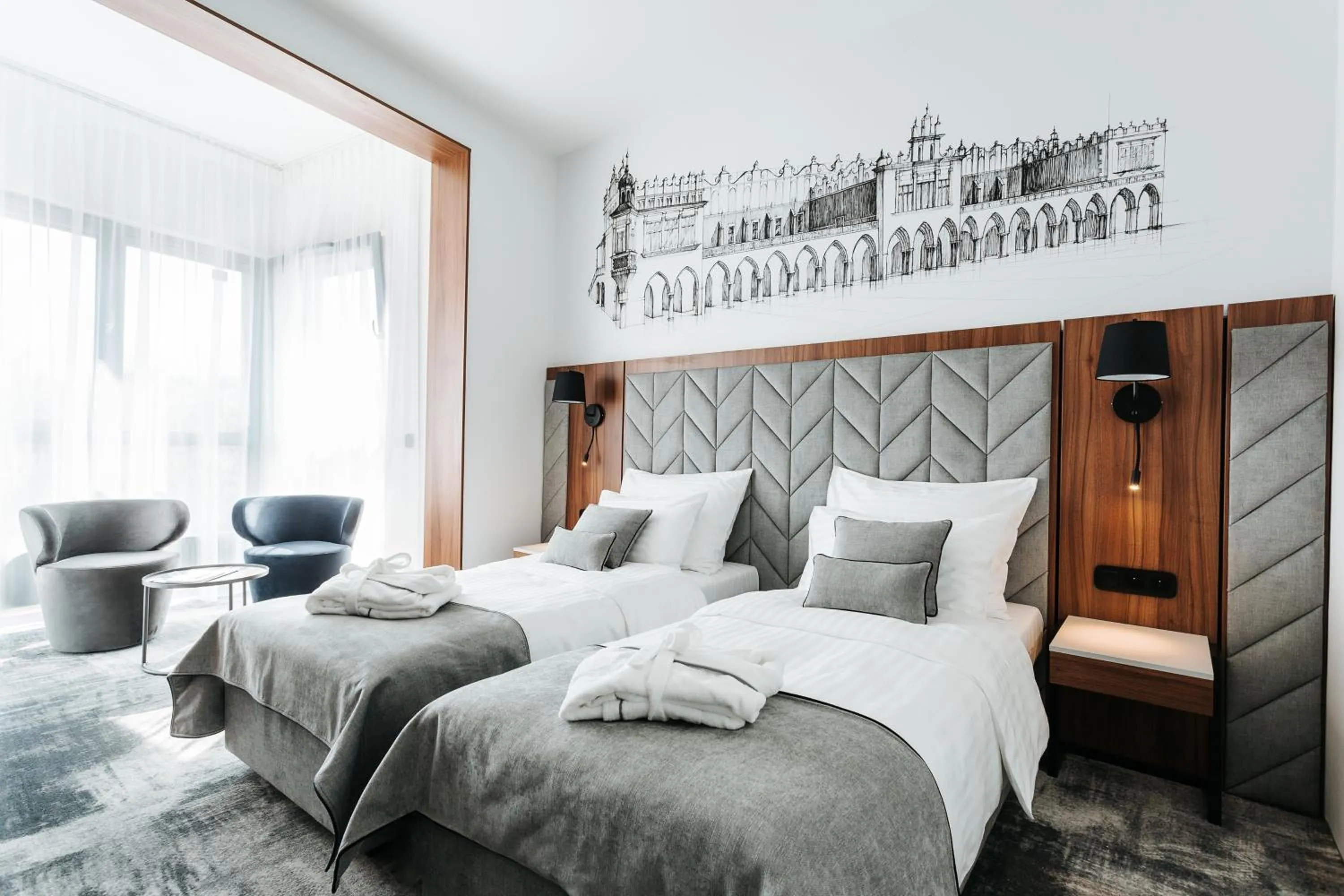 Photo of the whole room, Bed in Focus Hotel Premium Kraków