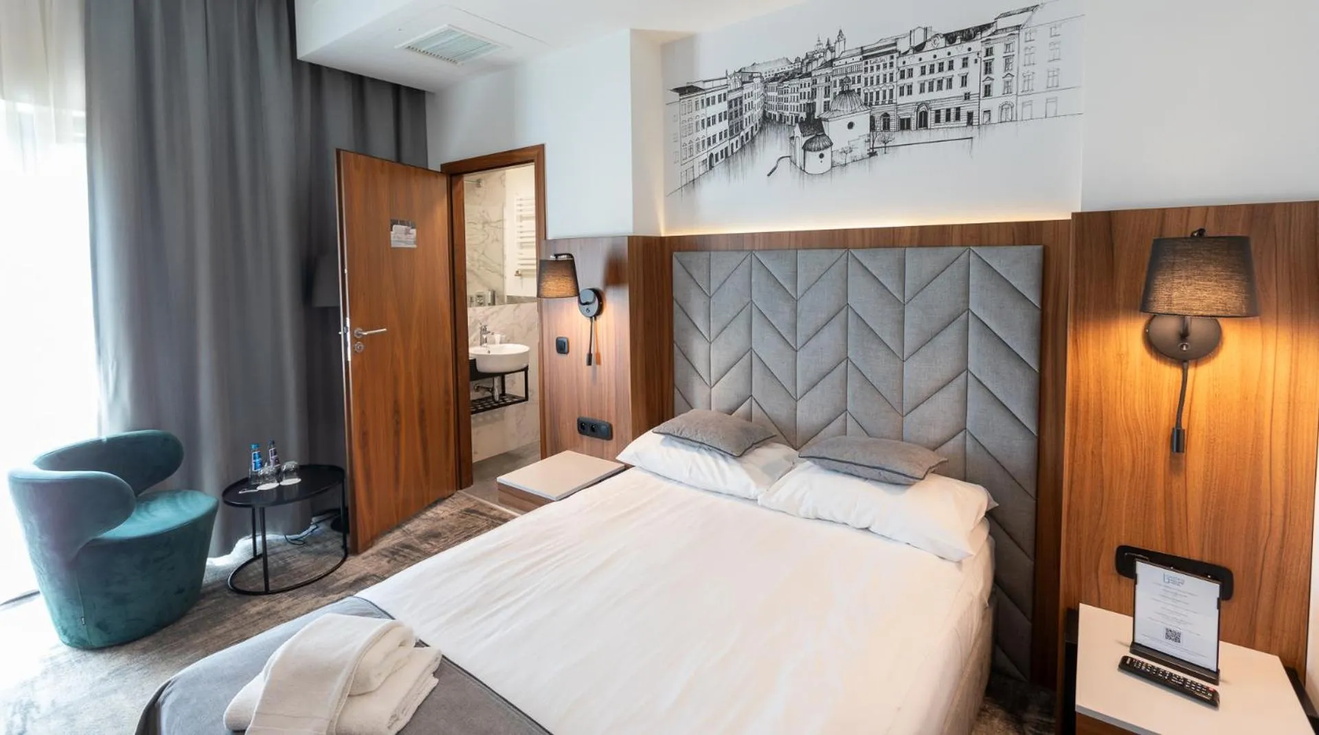 Bed in Focus Hotel Premium Kraków