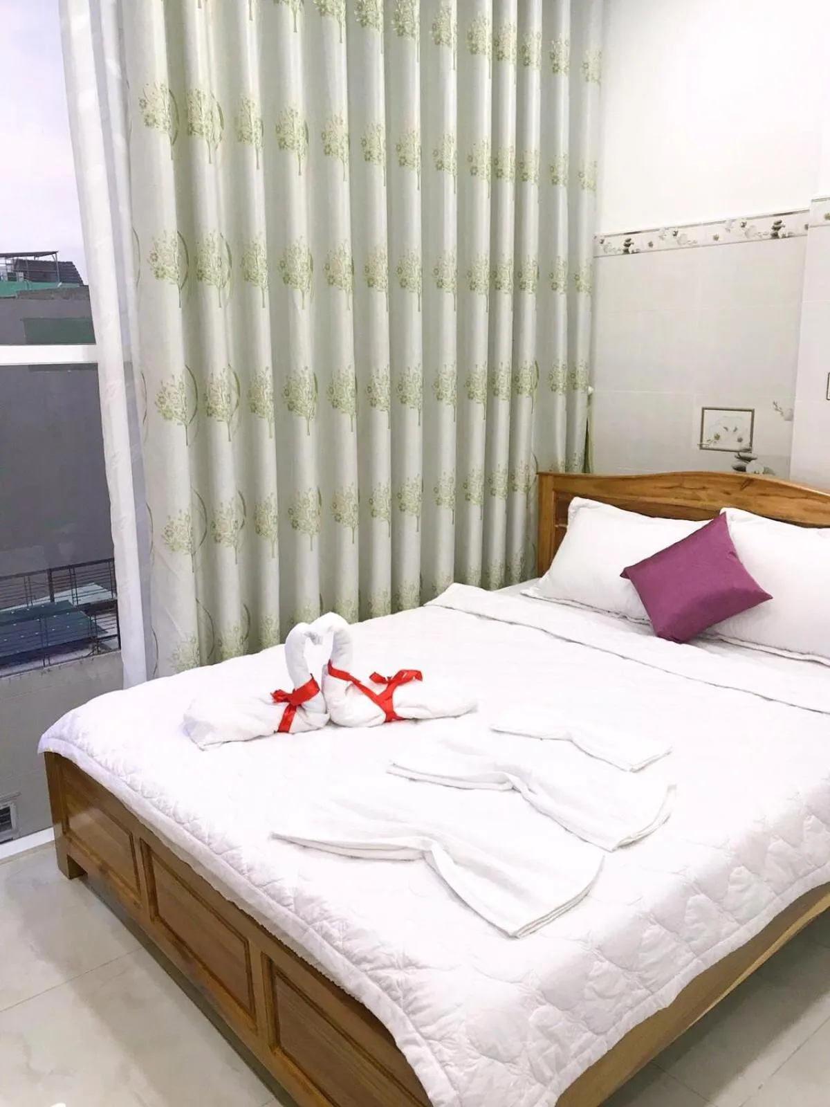 Bed in Hotel thanh vinh