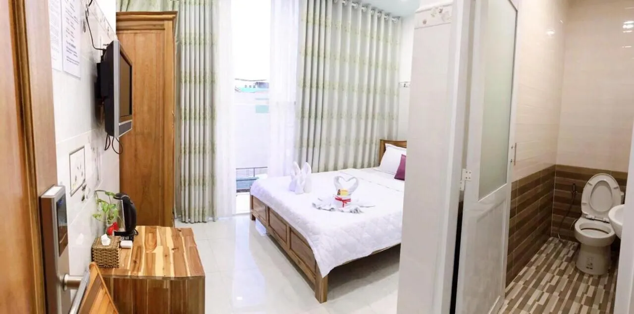 Bed in Hotel thanh vinh