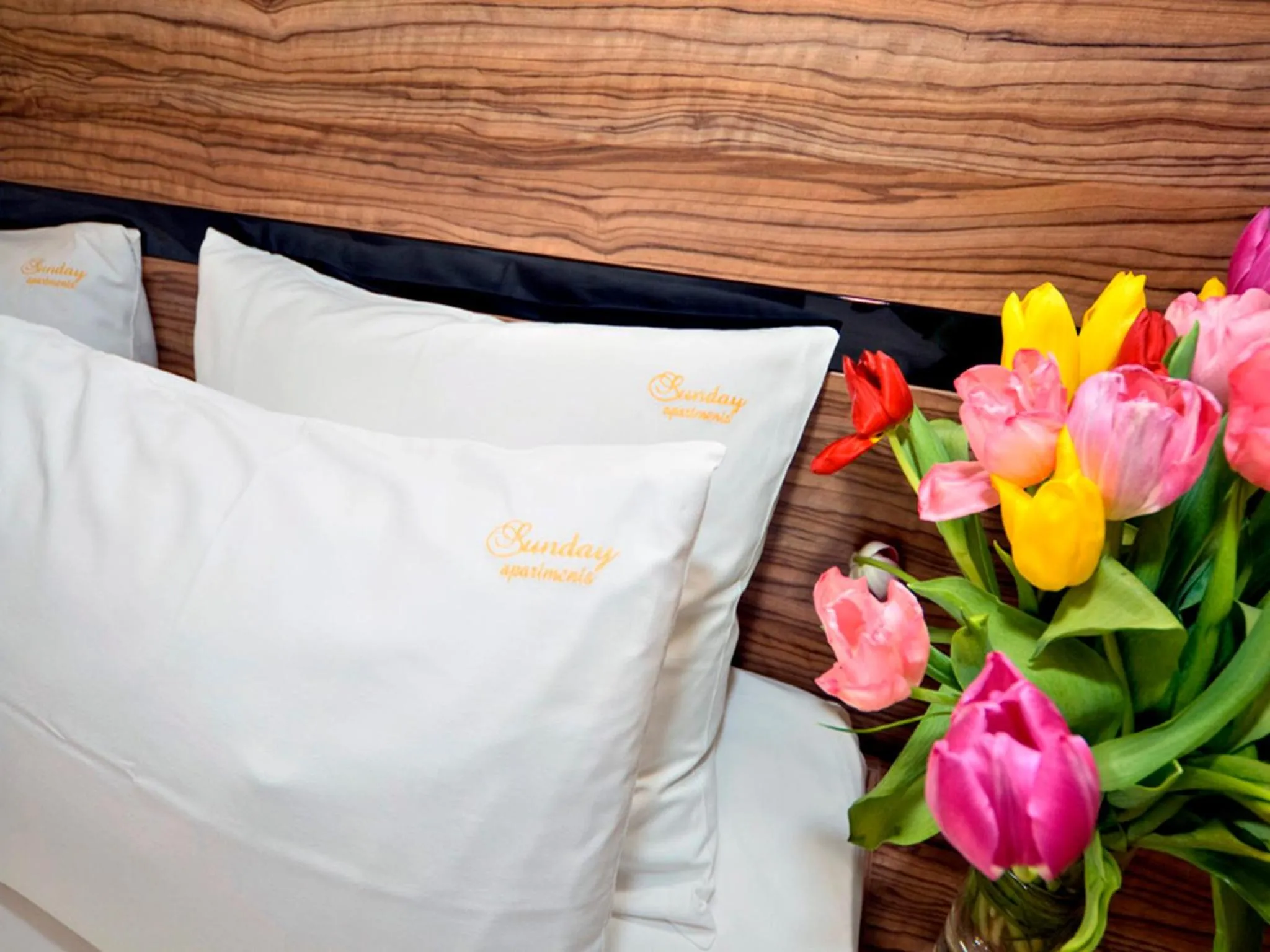 Decorative detail, Bed in Sunday Apart Hotel