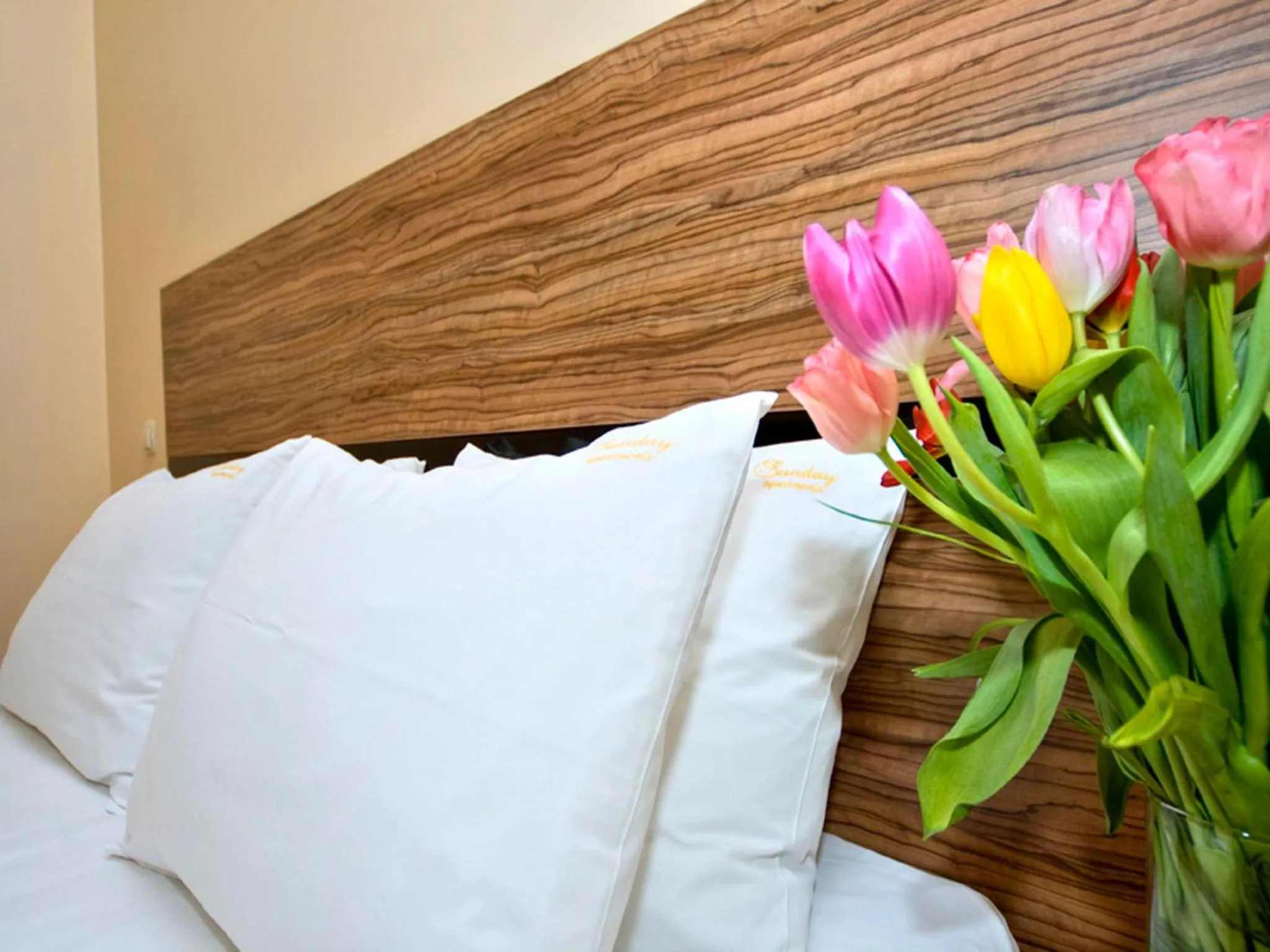 Decorative detail, Bed in Sunday Apart Hotel