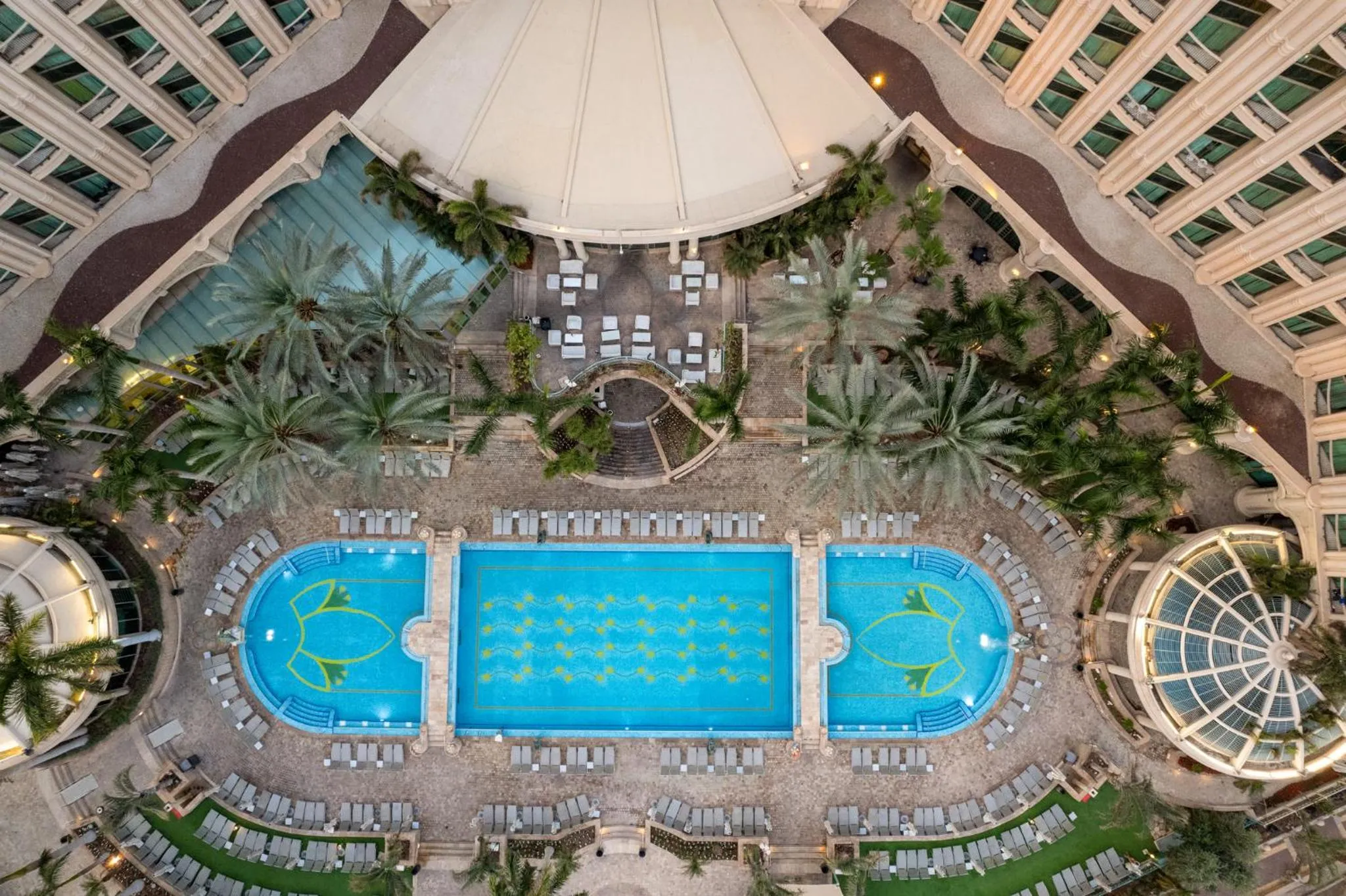 Bird's eye view in Queen of Sheba Eilat