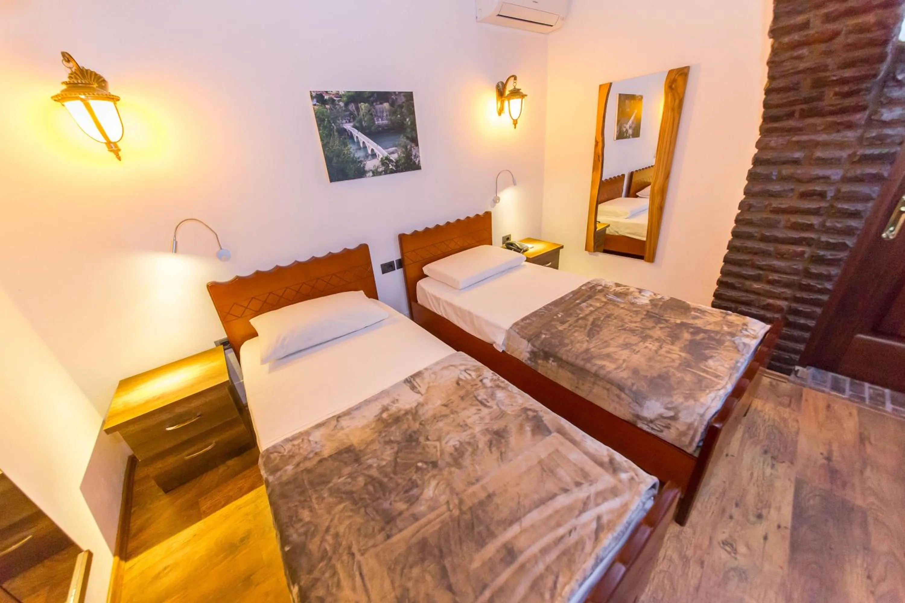 Bedroom, Bed in Heraklis Hotel