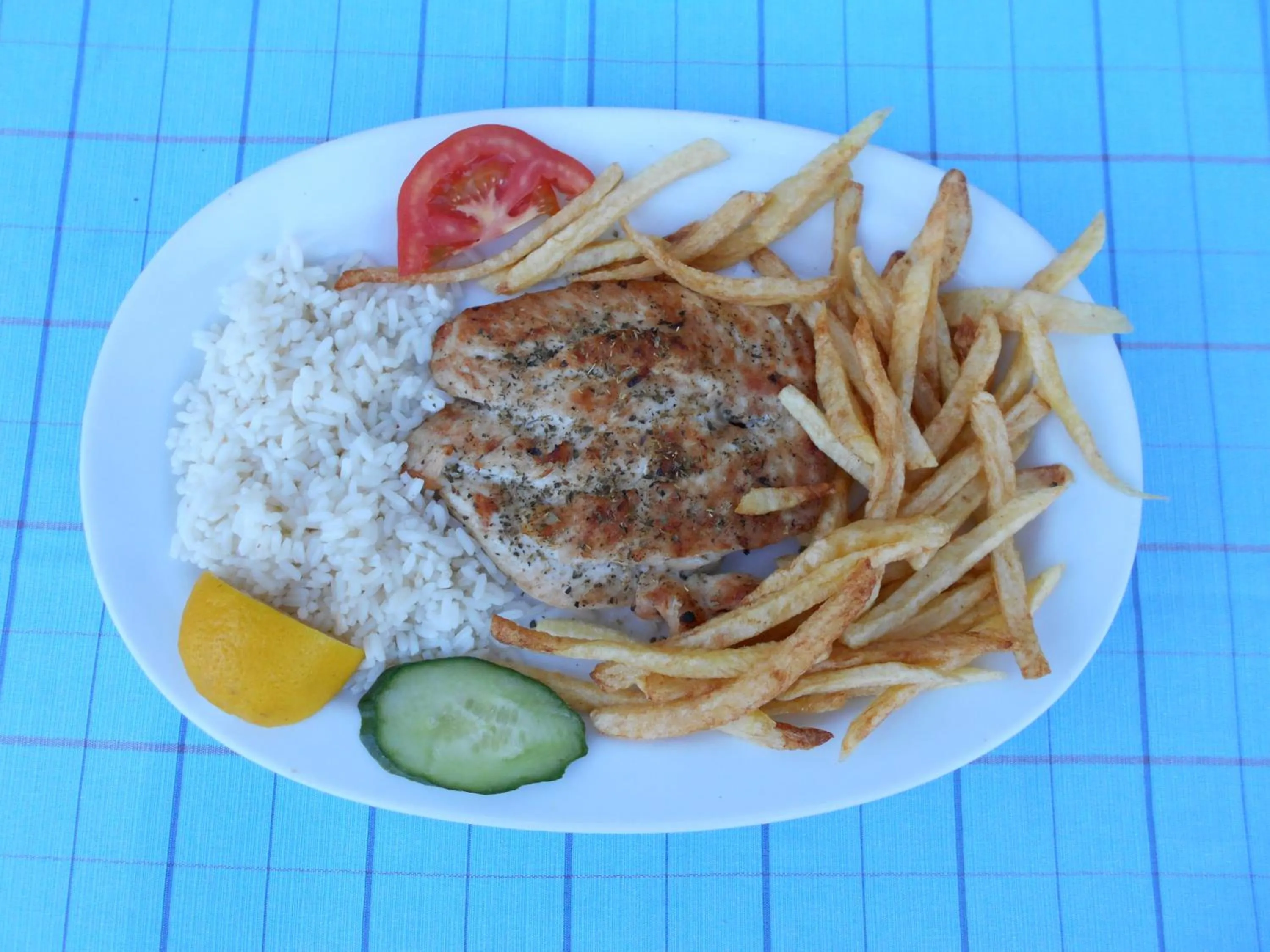 Food close-up in Olympic Hotel
