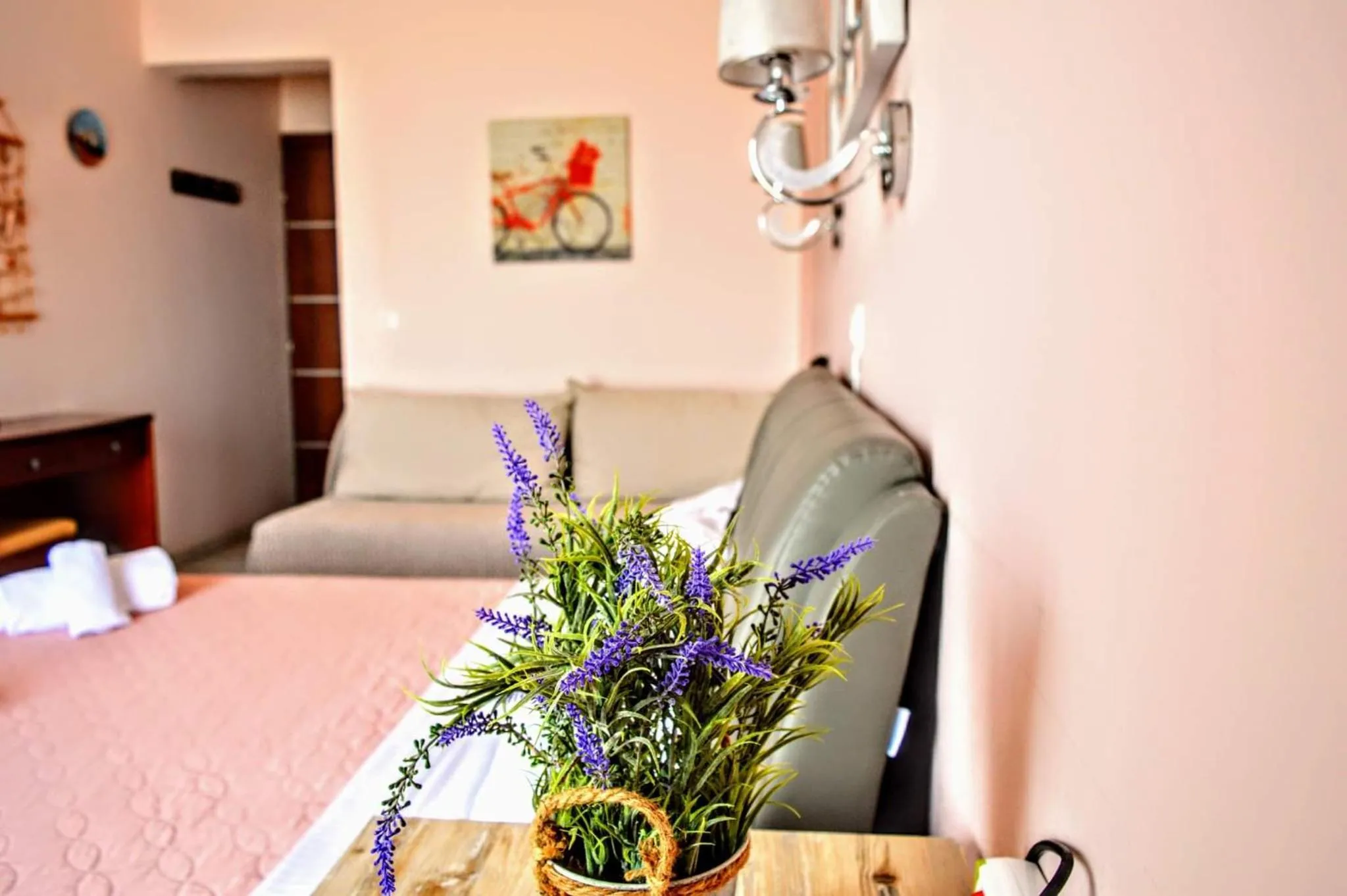 Bed in Olympic Hotel