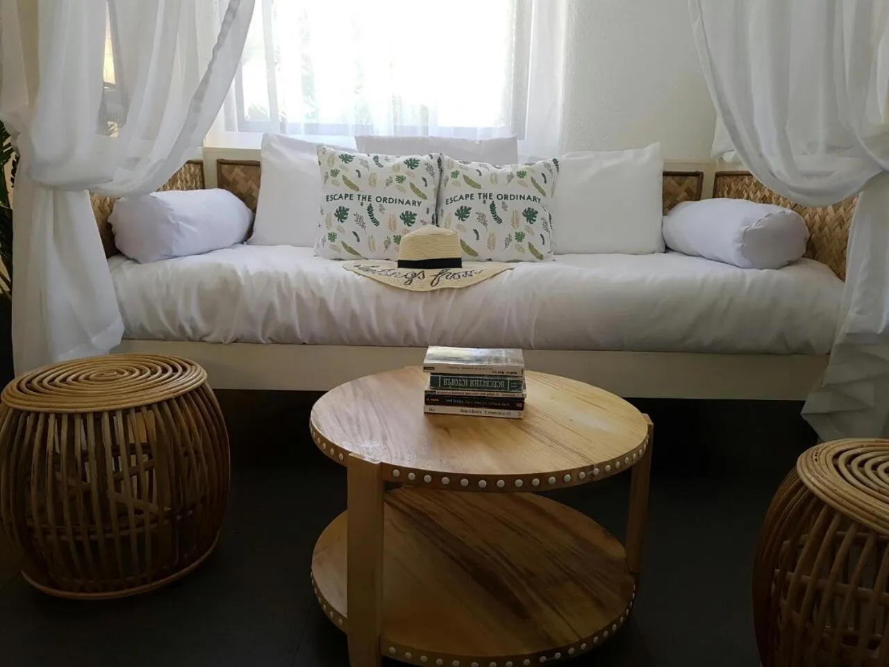 Seating area in 8 Colors Penthouse Boracay Beach House Resort by Cocotel