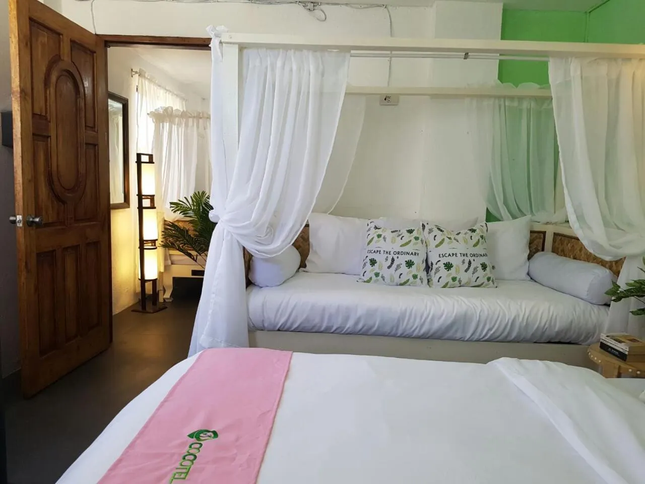 Seating area, Bed in 8 Colors Penthouse Boracay Beach House Resort by Cocotel