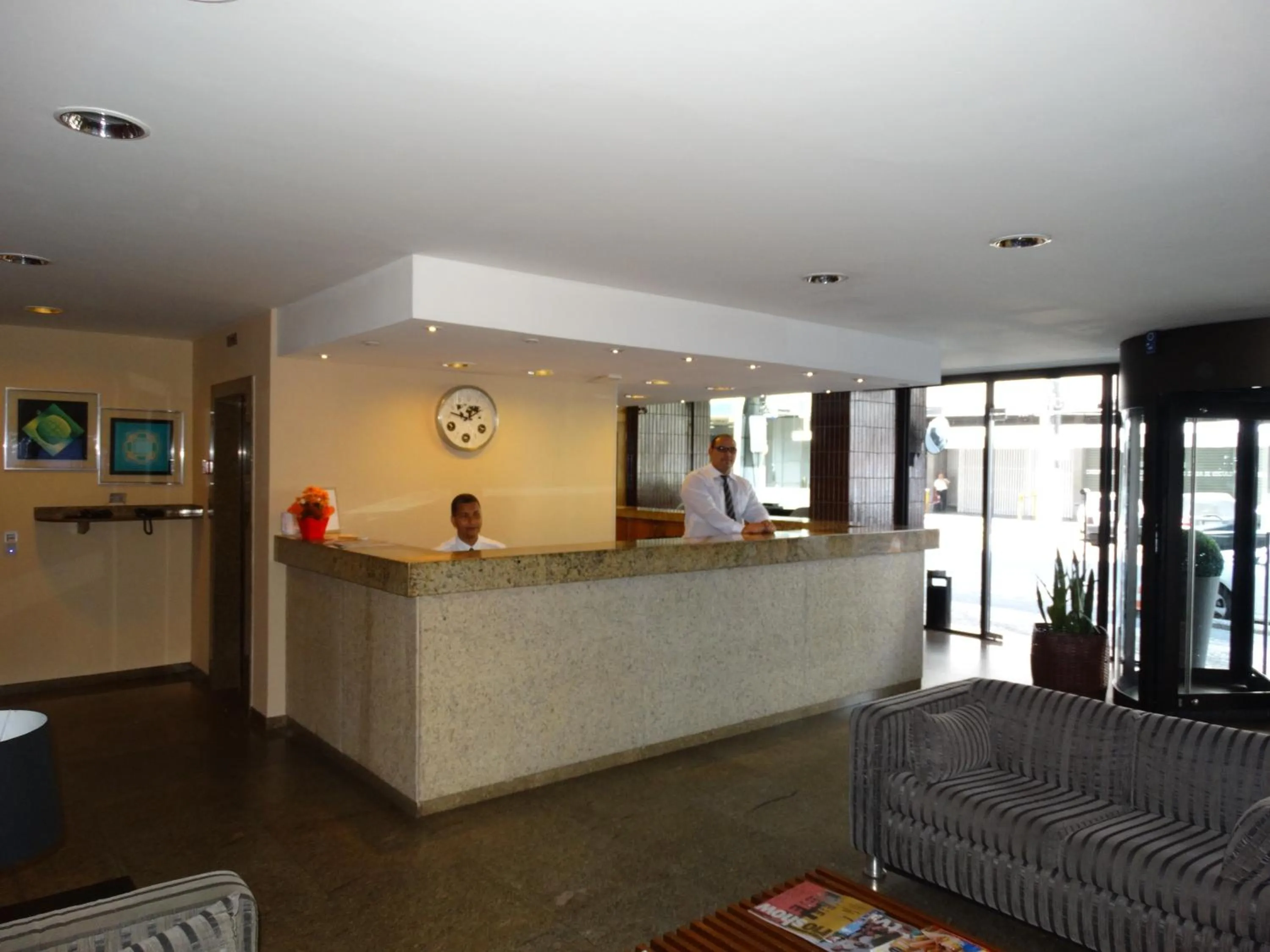 Lobby or reception in Niteroi Palace Hotel