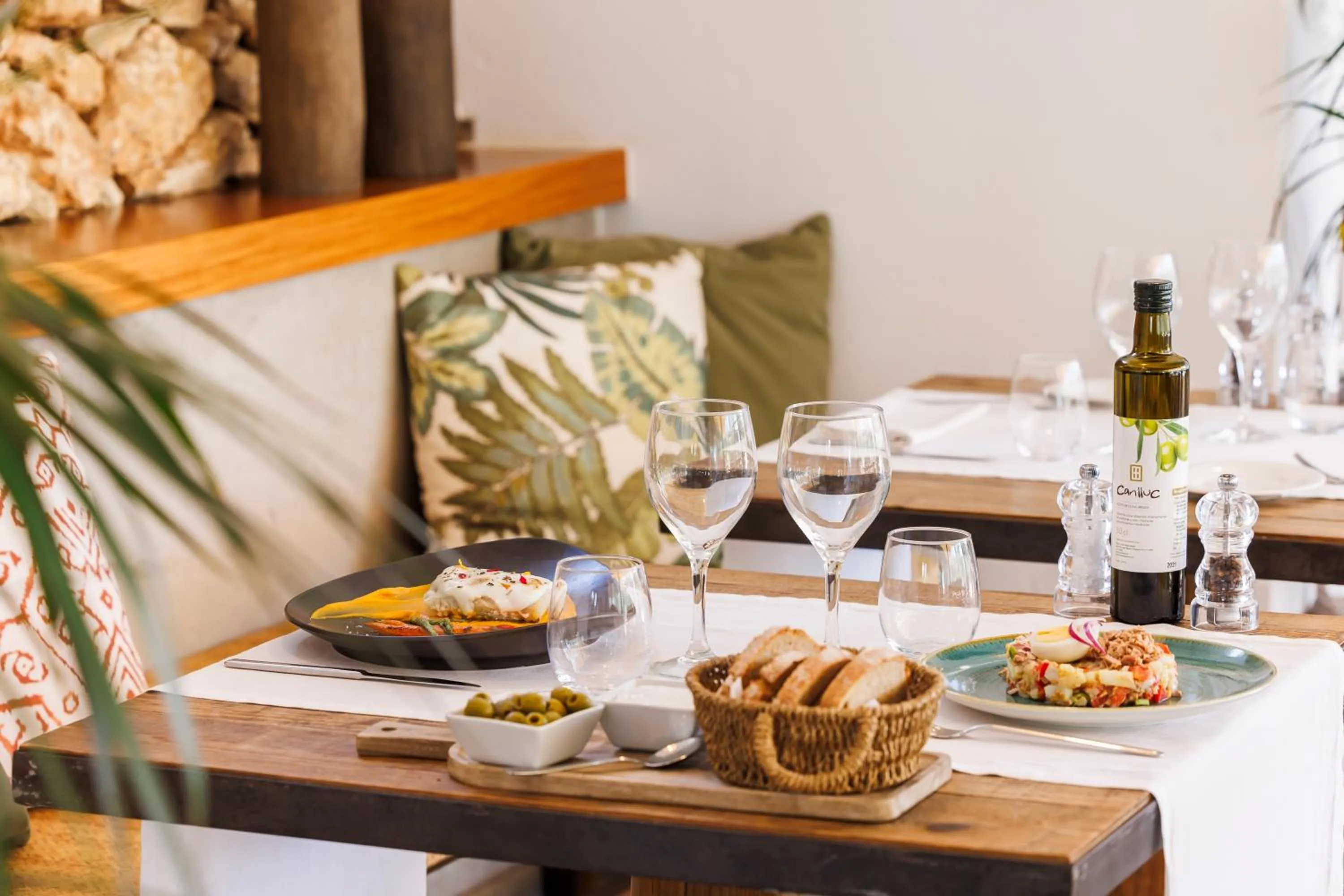 Restaurant/places to eat in Can Lluc Boutique Country Hotel & Villas, a member of Beyond Green