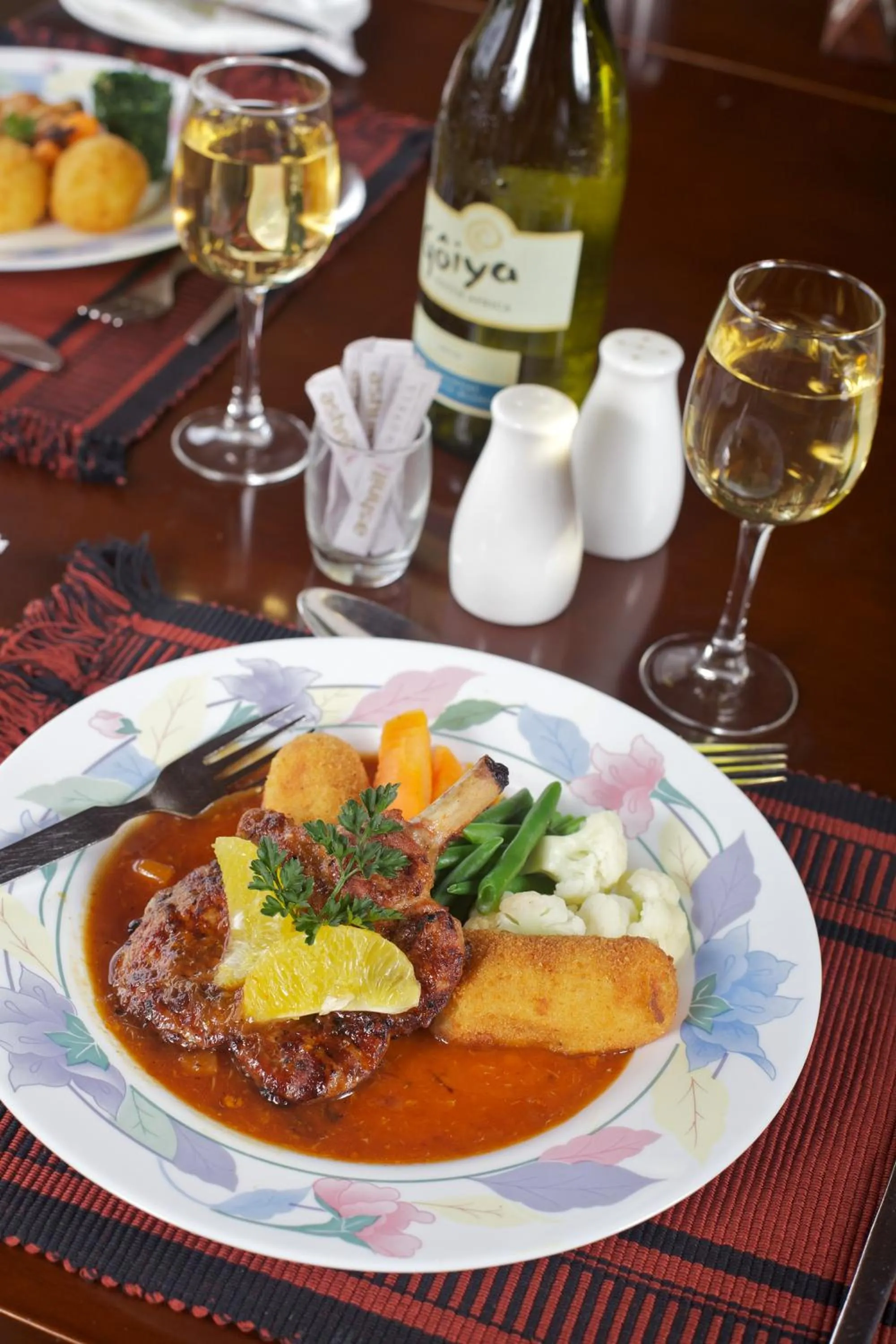 Food close-up in Ashnil Aruba Lodge