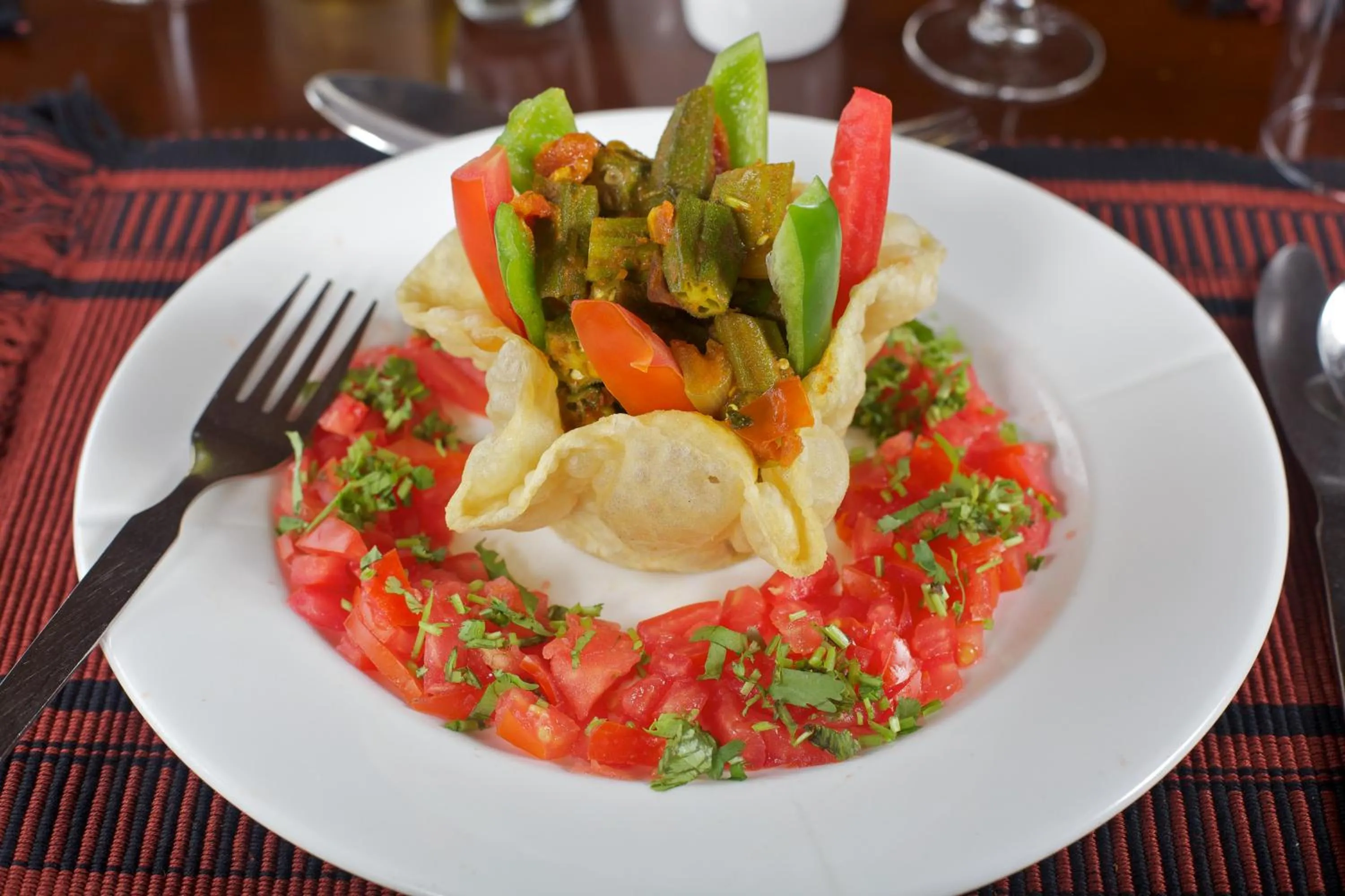 Food close-up in Ashnil Aruba Lodge