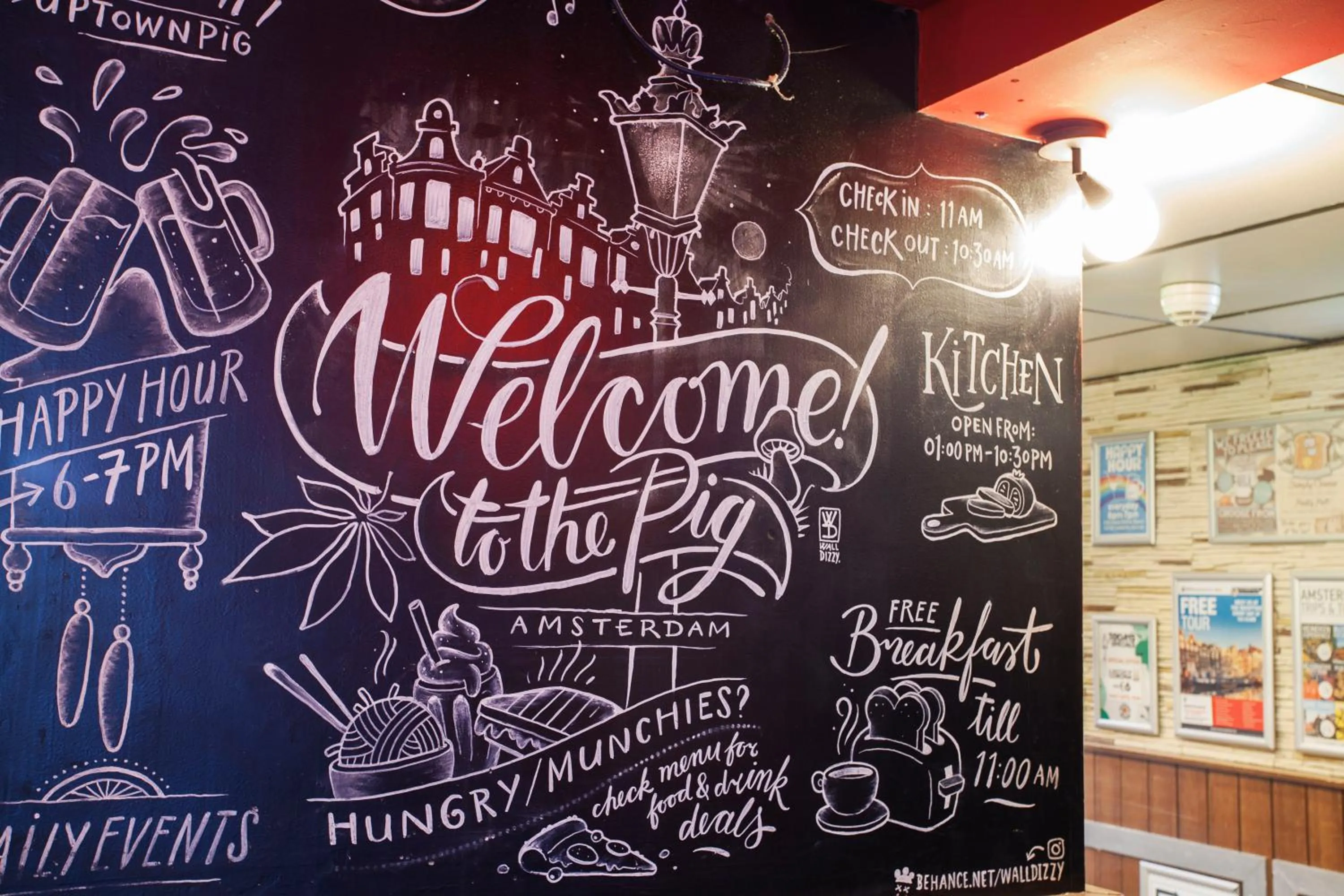 Lobby or reception in Flying Pig Uptown