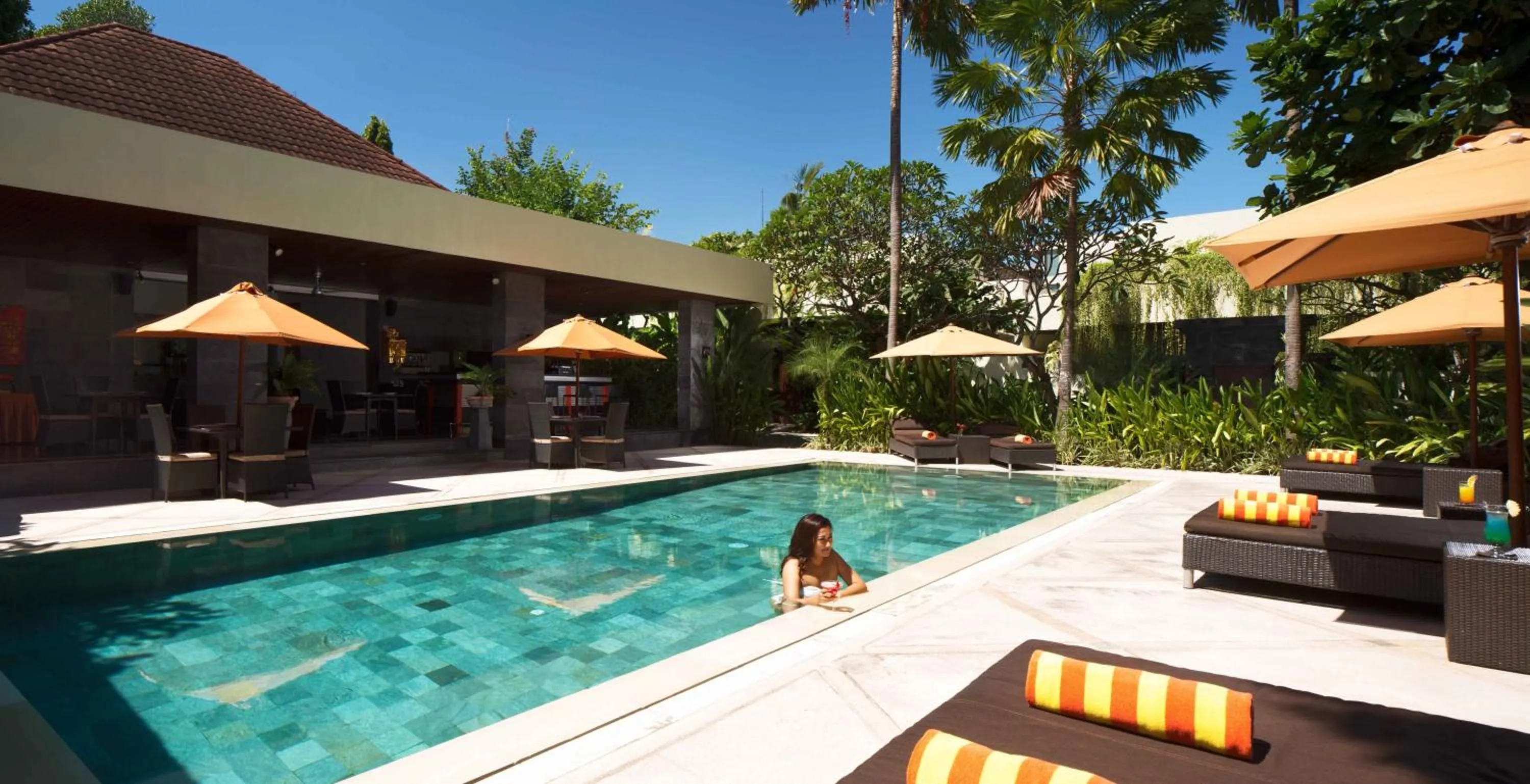 Swimming pool in Sun Island Boutique Villas & Spa Seminyak