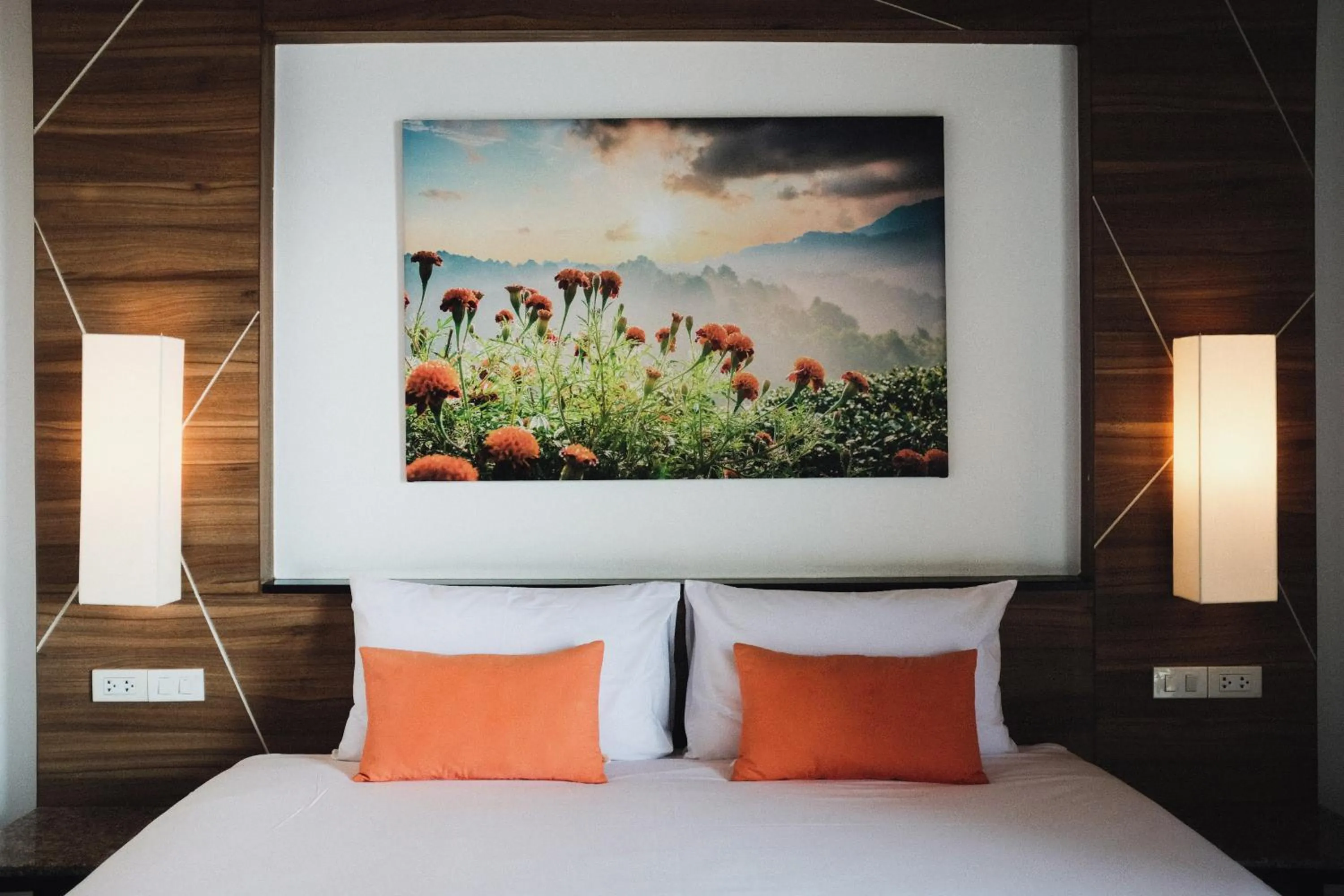 View (from property/room), Bed in Phuket Airport Hotel - SHA Extra Plus