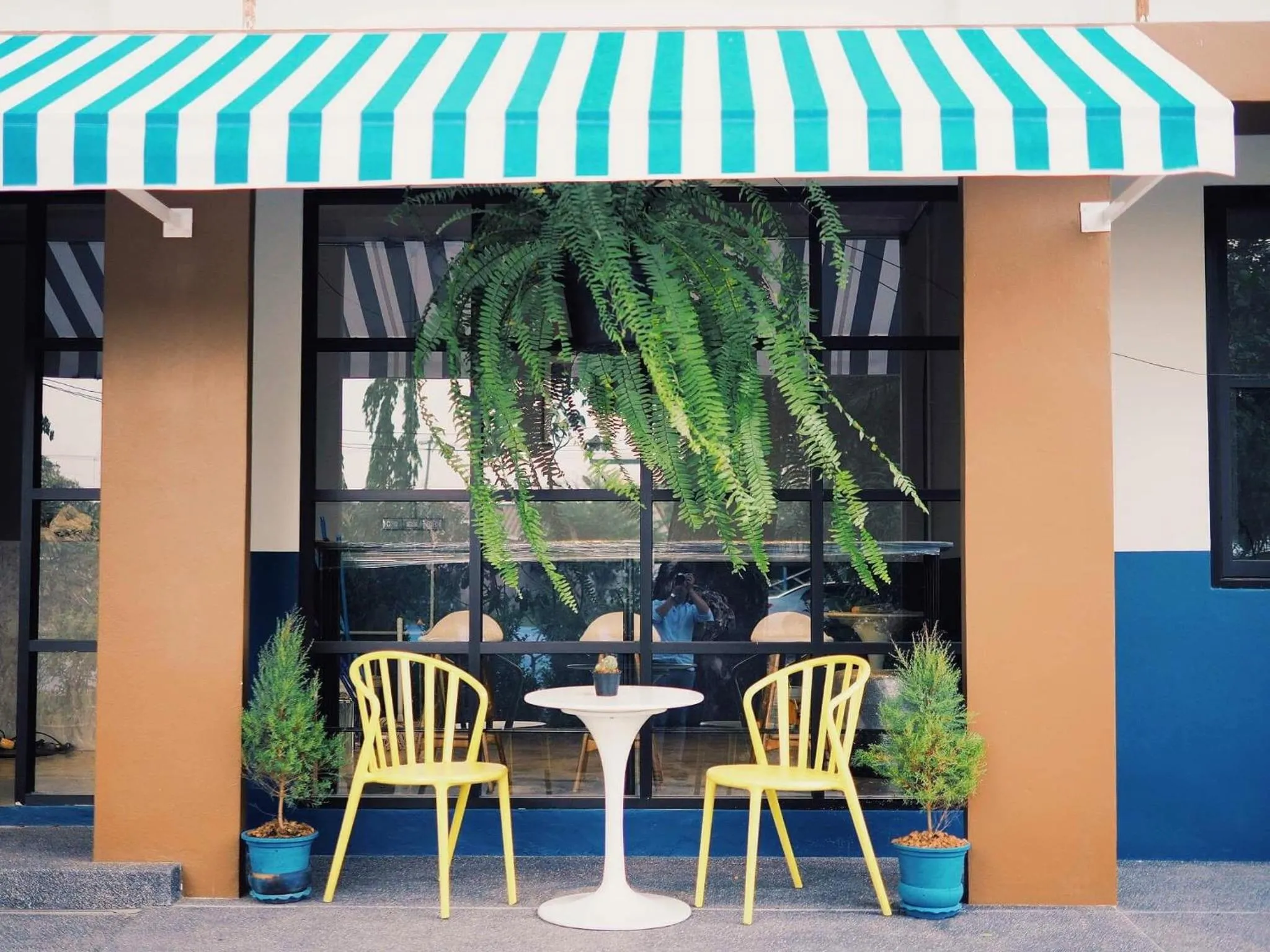Patio in Yam Yen Hostel