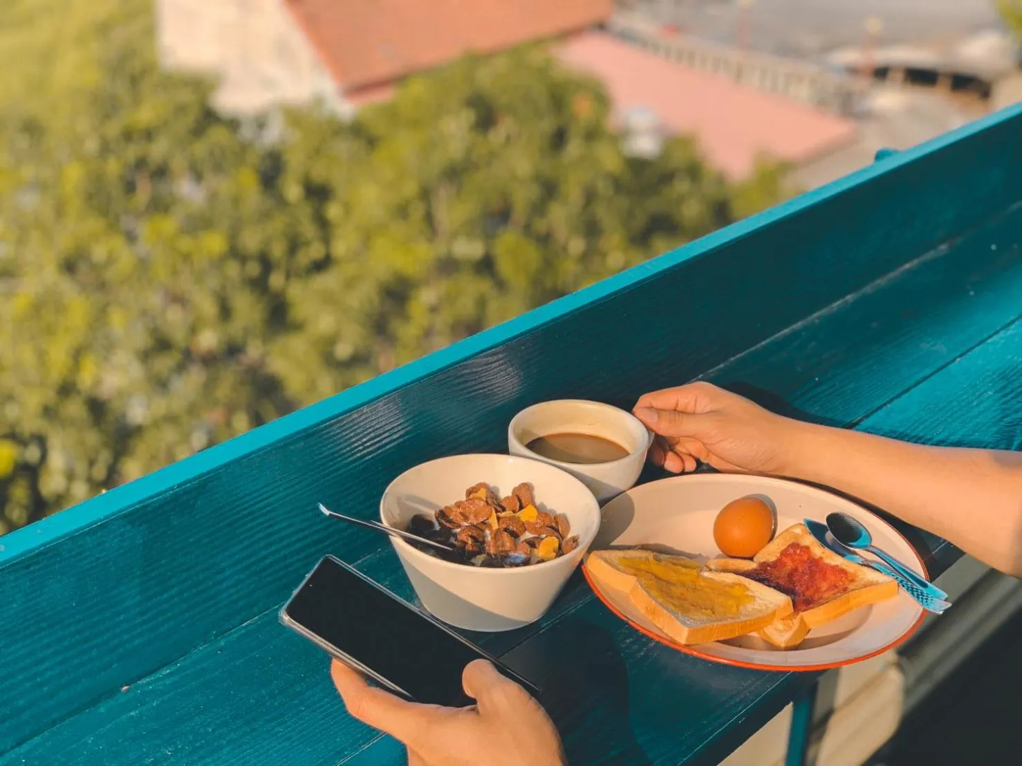 Food in Yam Yen Hostel