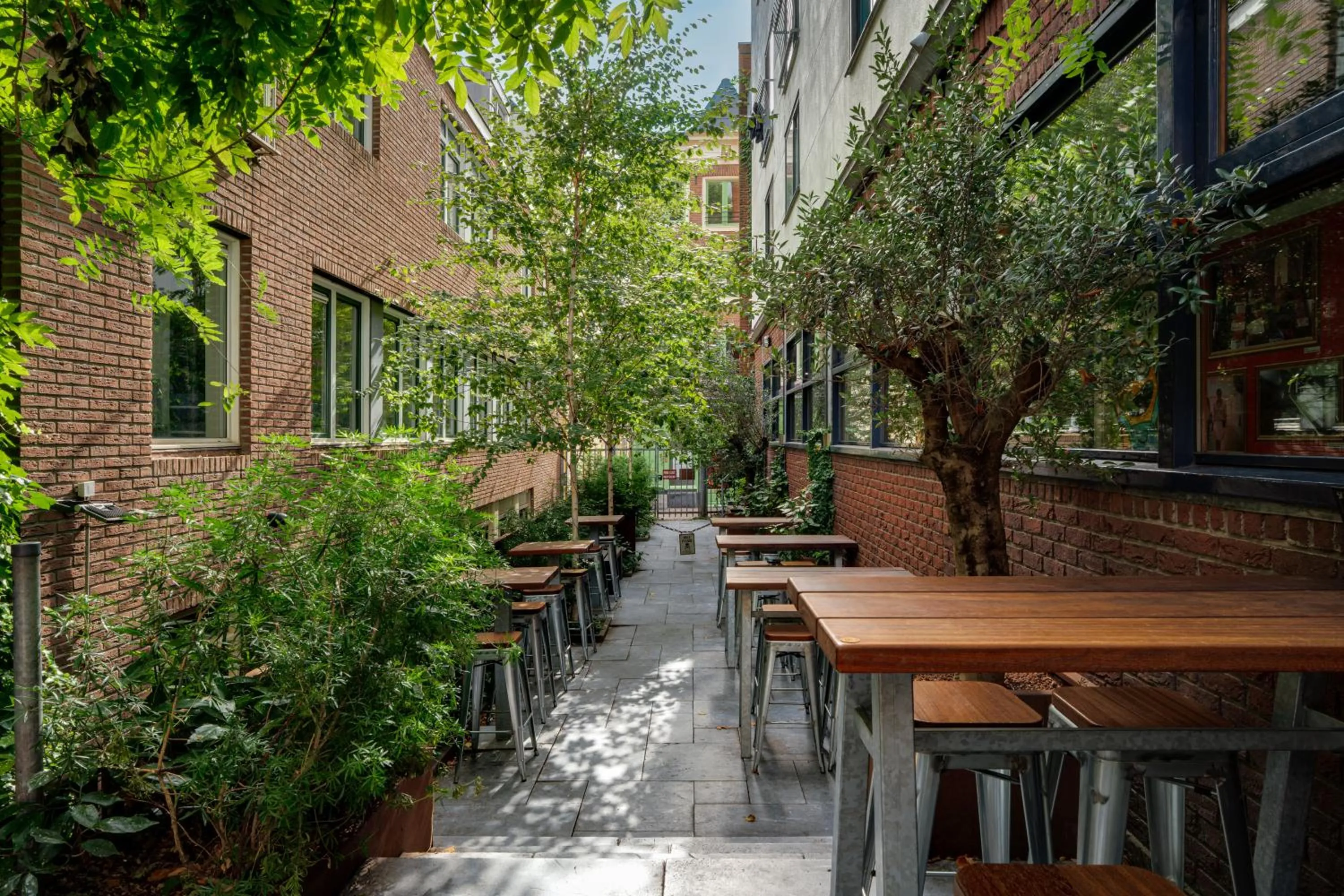 Balcony/Terrace in St Christopher's Inn Amsterdam - The Winston