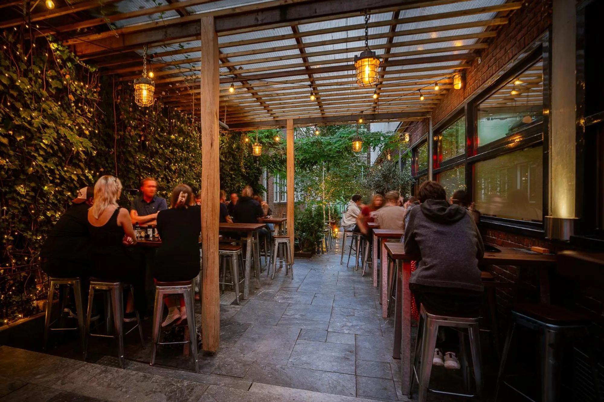 Balcony/Terrace in St Christopher's Inn Amsterdam - The Winston