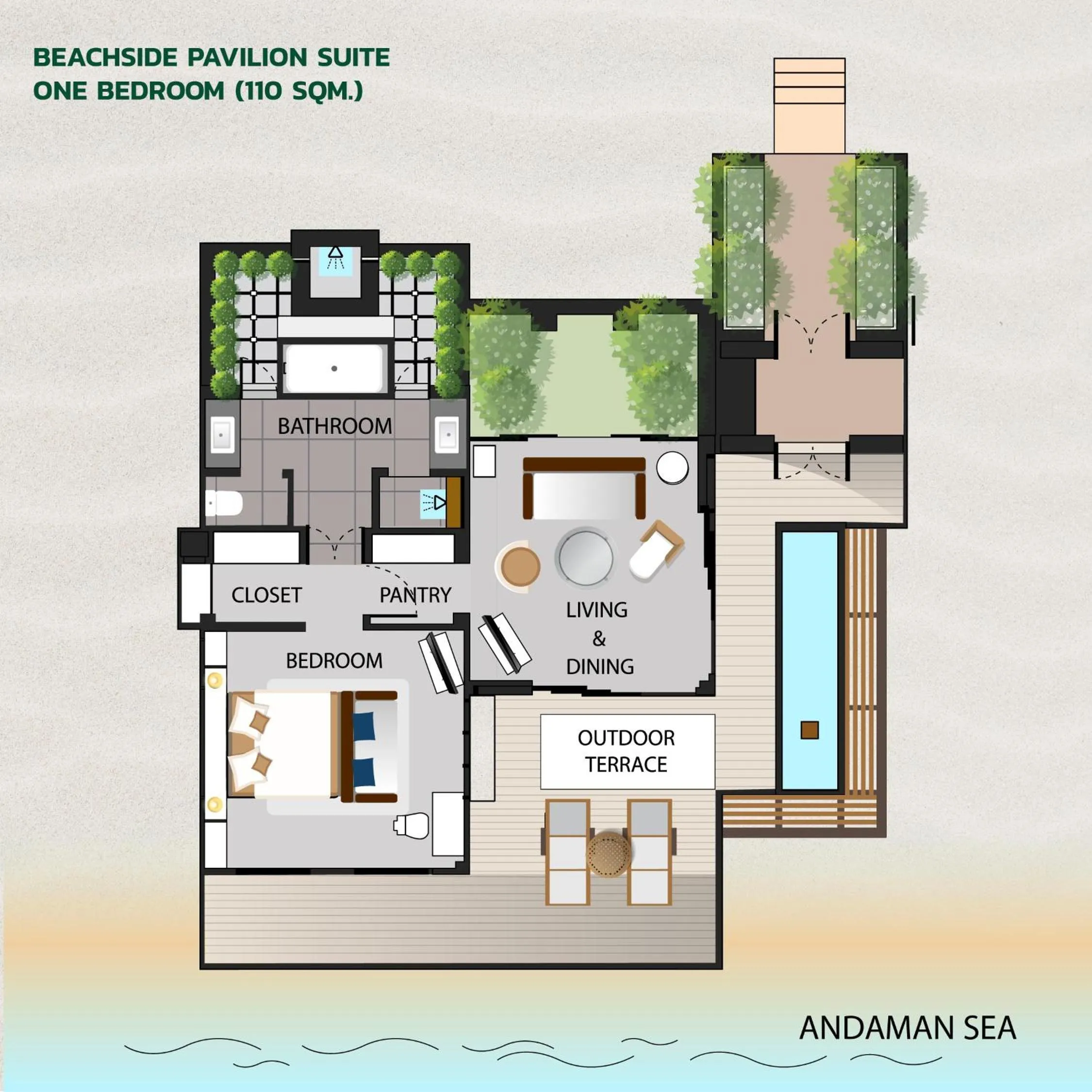 Floor plan in Pimalai Resort & Spa