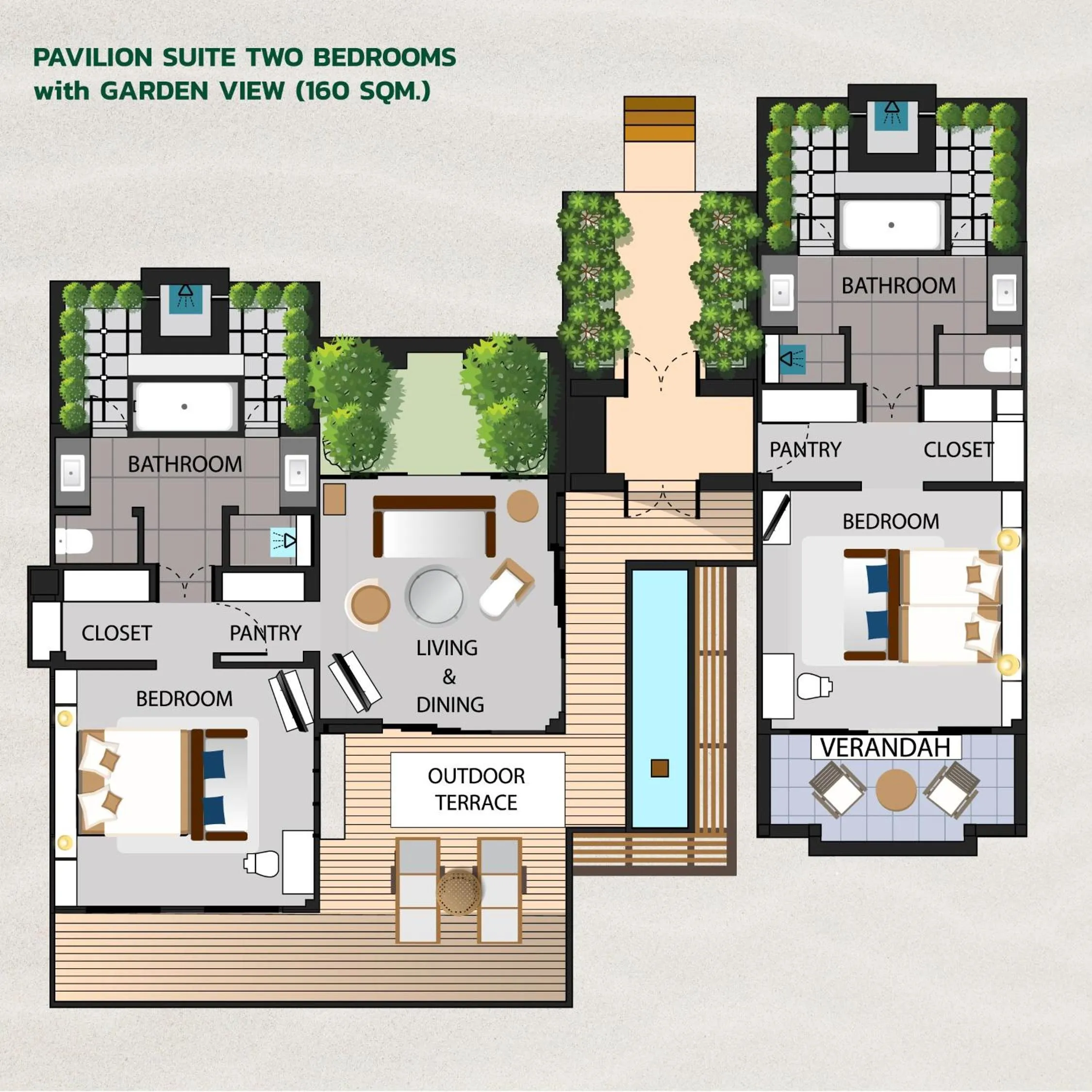 Floor plan in Pimalai Resort & Spa