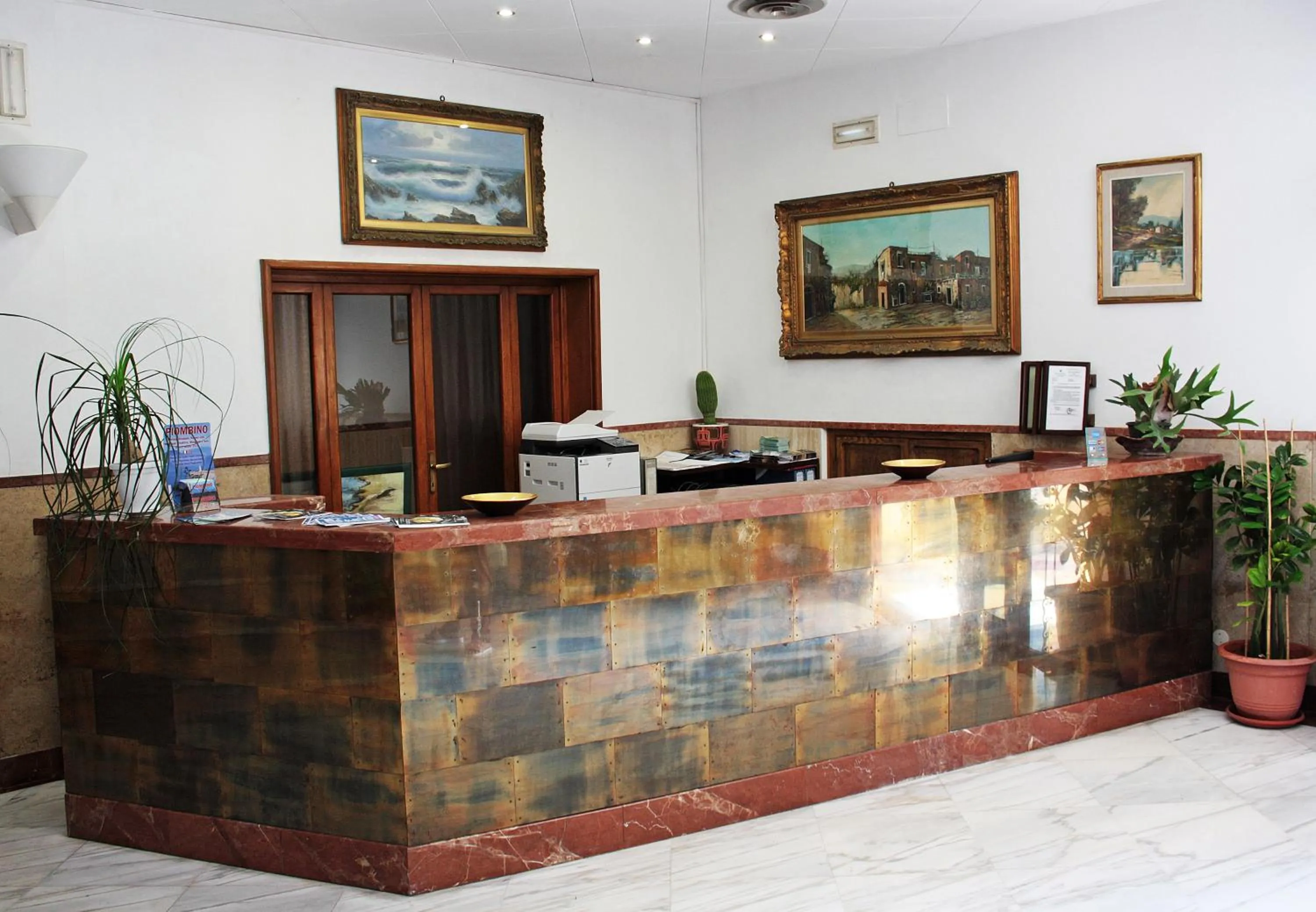 Lobby or reception in Hotel Centrale