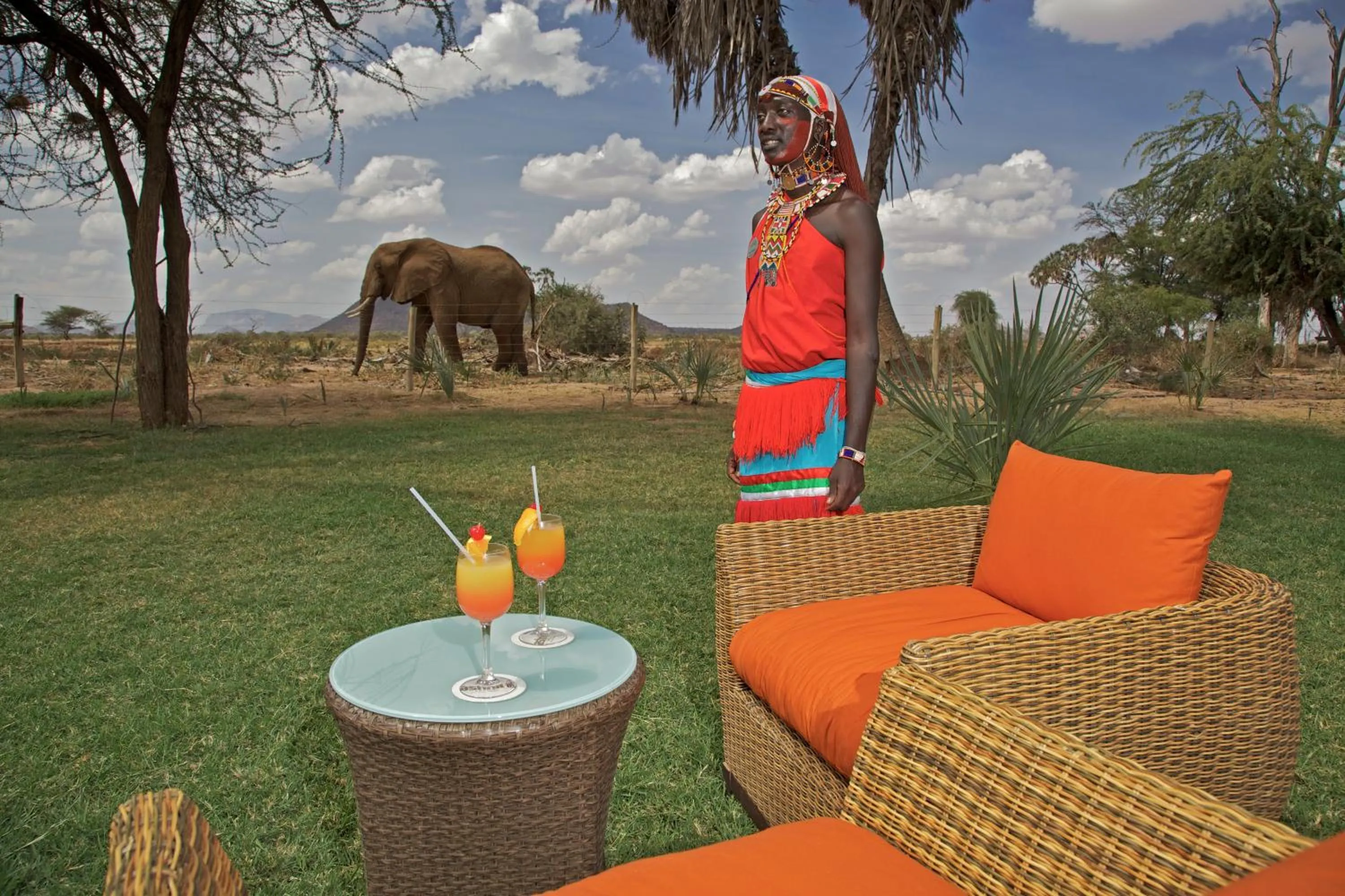 Food and drinks in Ashnil Samburu Camp