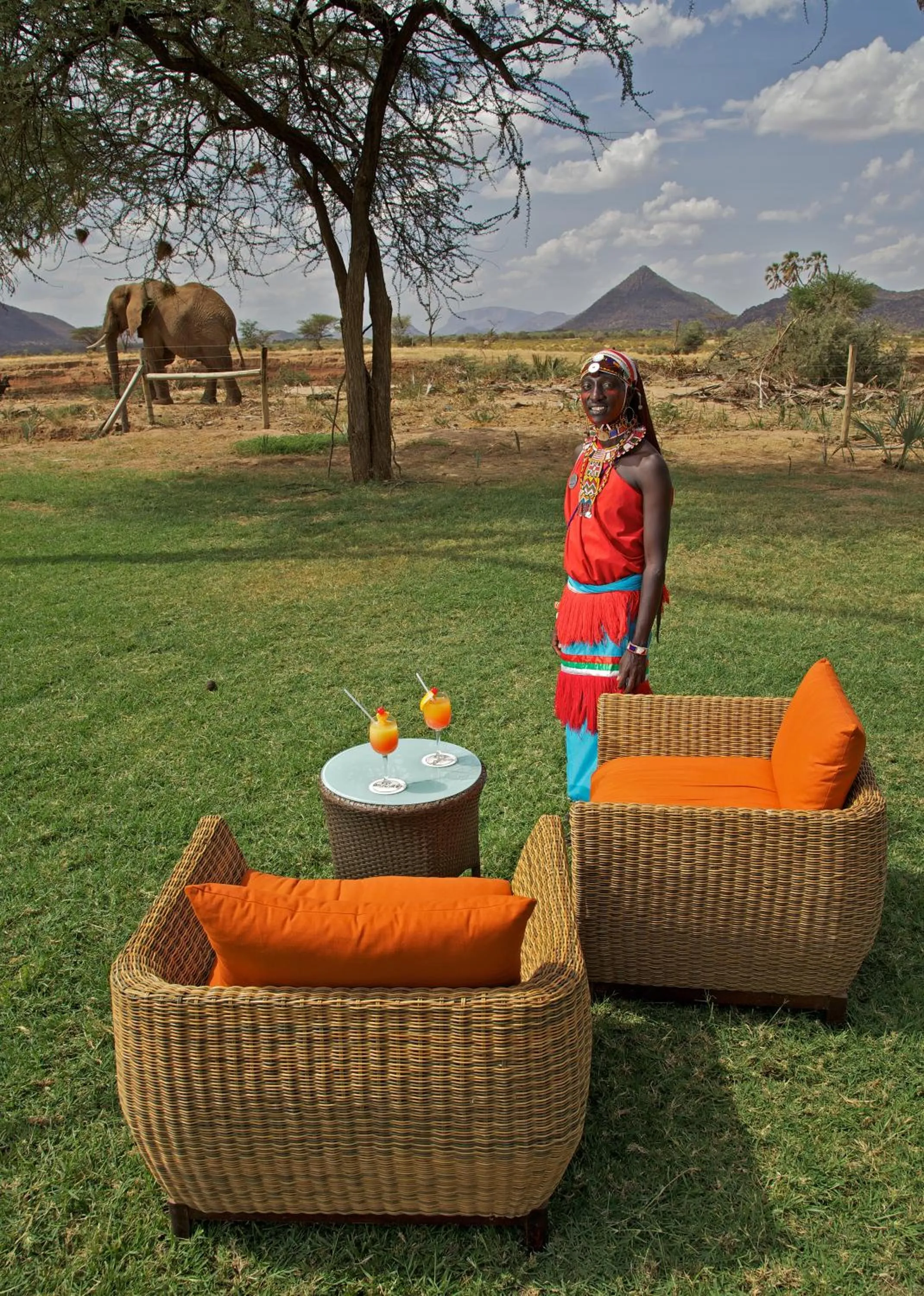 Food and drinks in Ashnil Samburu Camp
