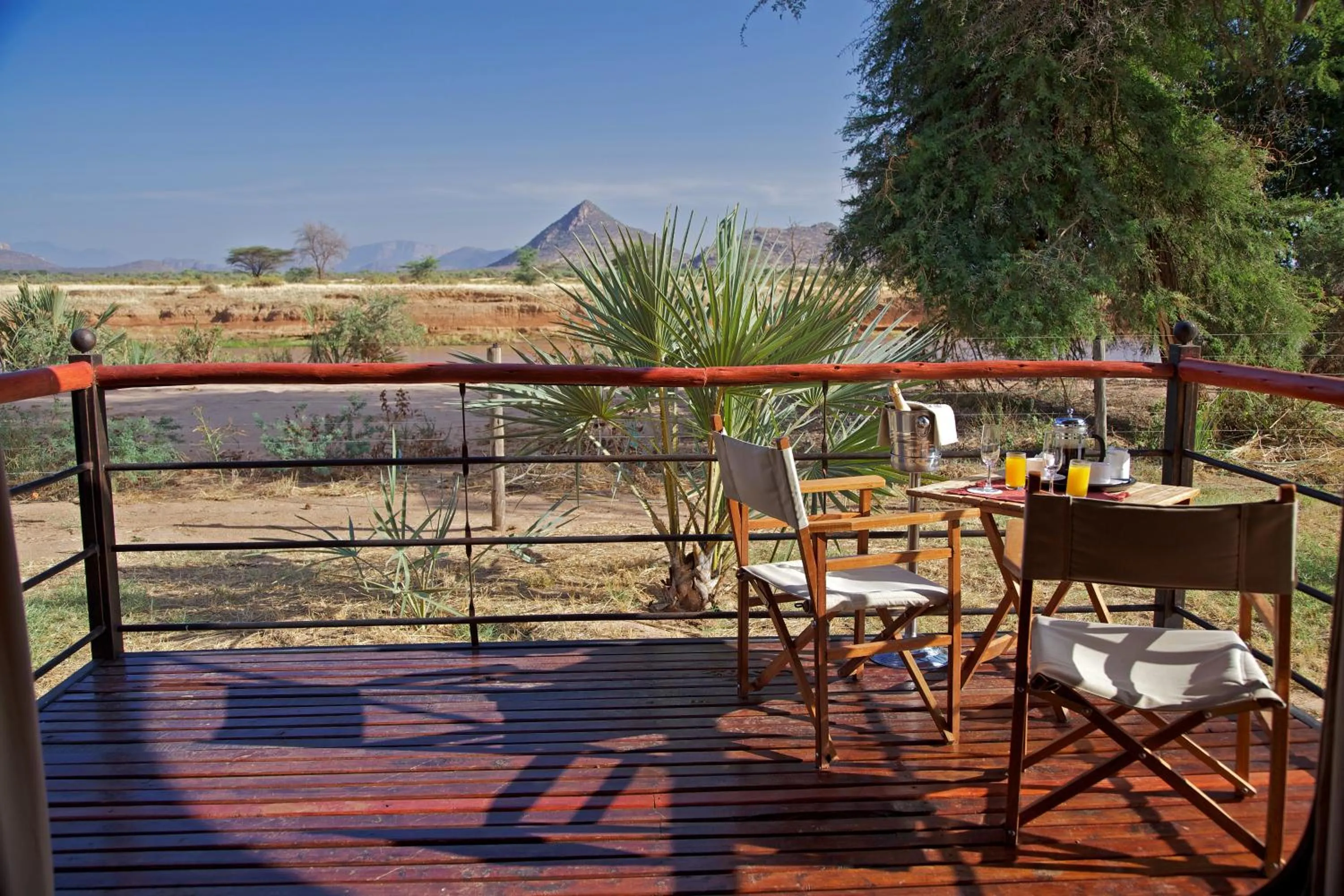 River view in Ashnil Samburu Camp
