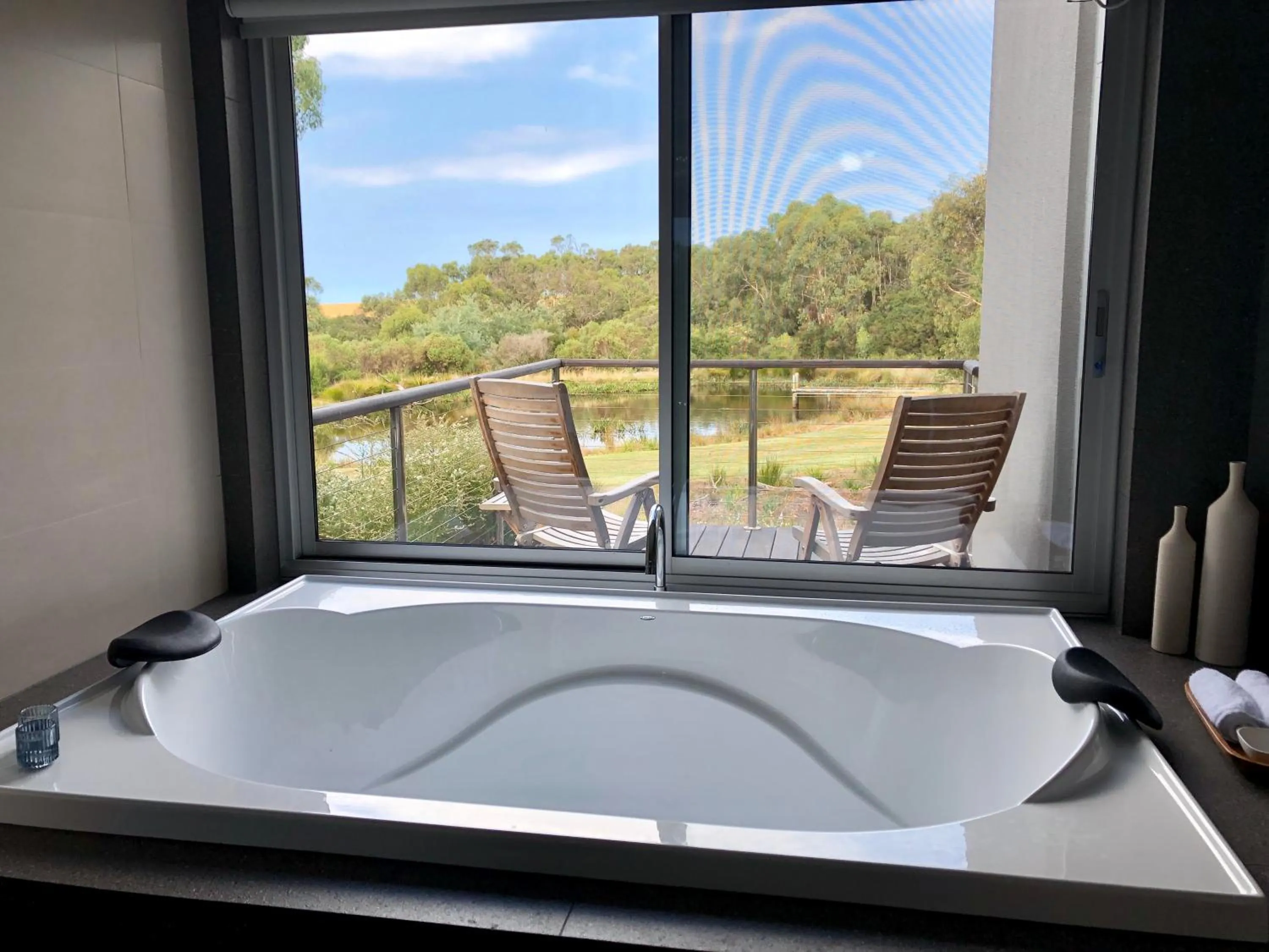 Bathroom in Messmates Luxury Eco Suites