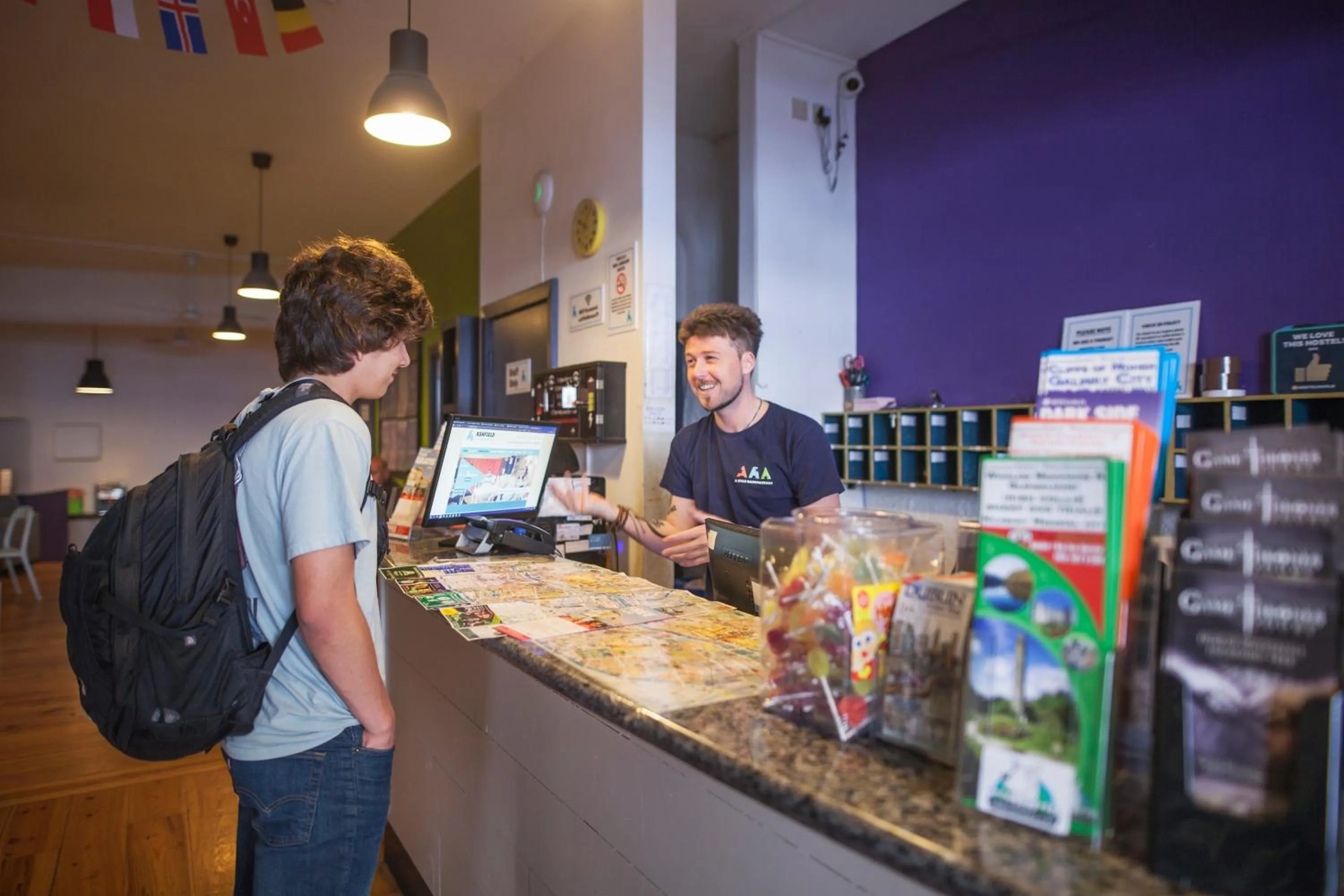 Lobby or reception in Ashfield Hostel