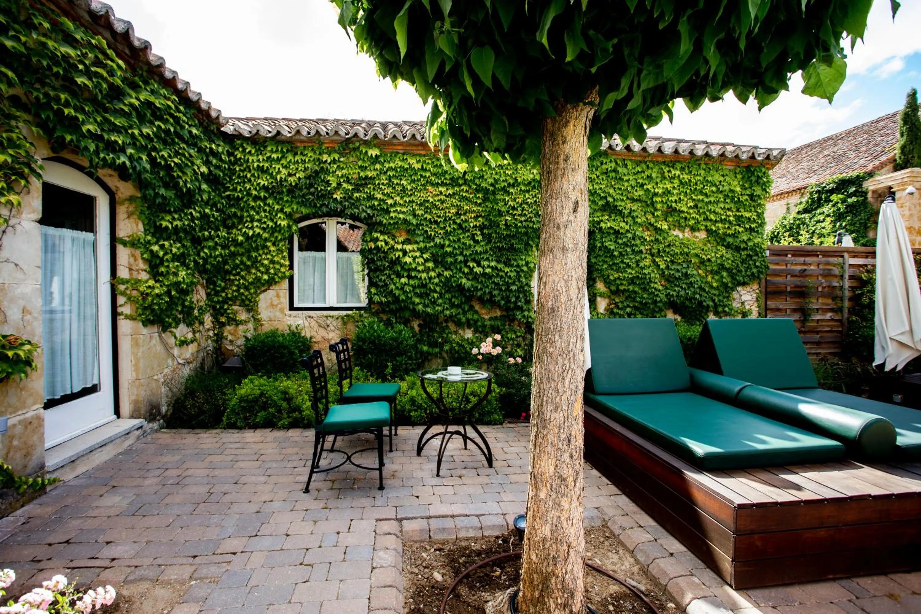 Patio in Hacienda Zorita Wine Hotel & Spa - Small Luxury Hotels