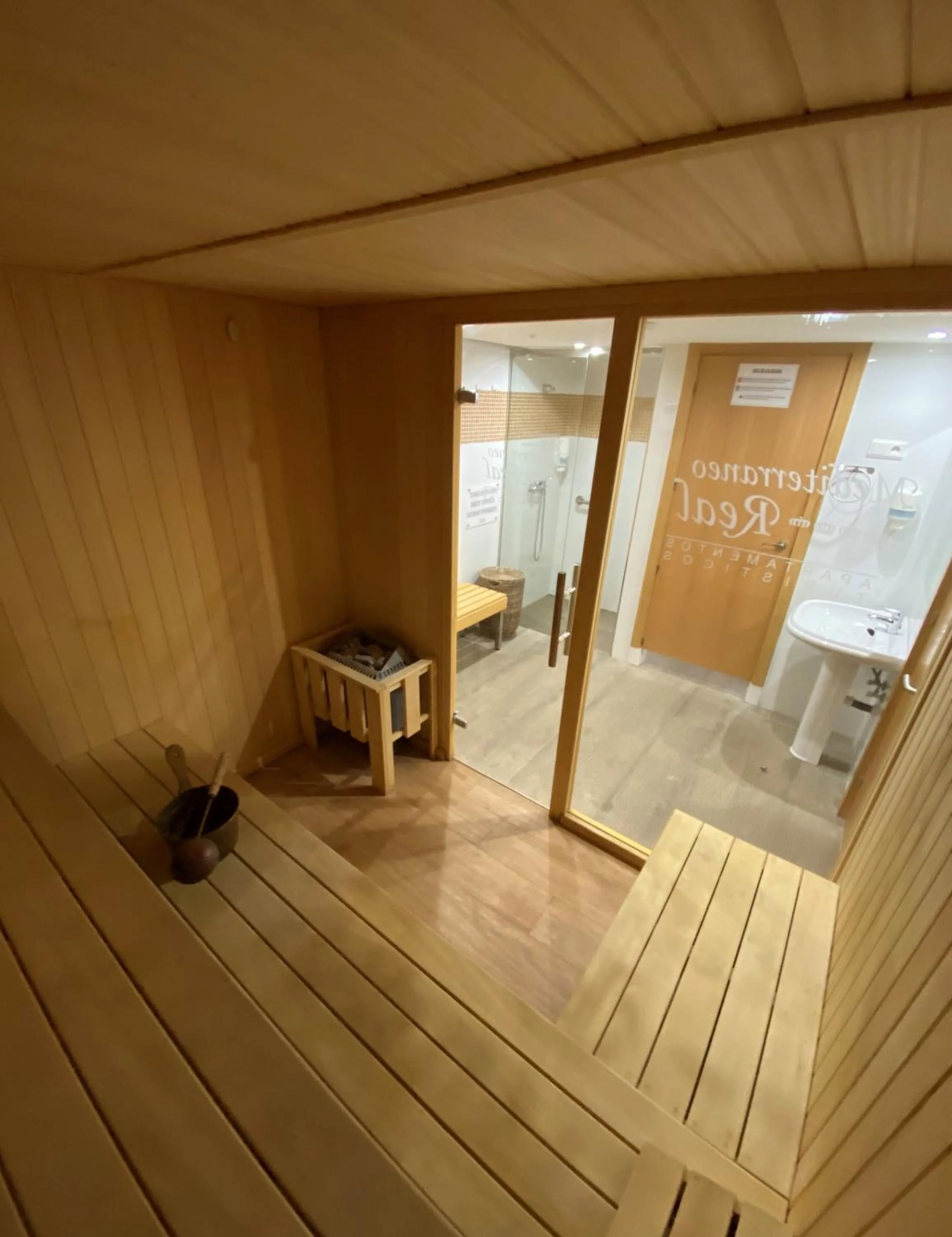 Sauna in Apartamentos Mediterráneo Real