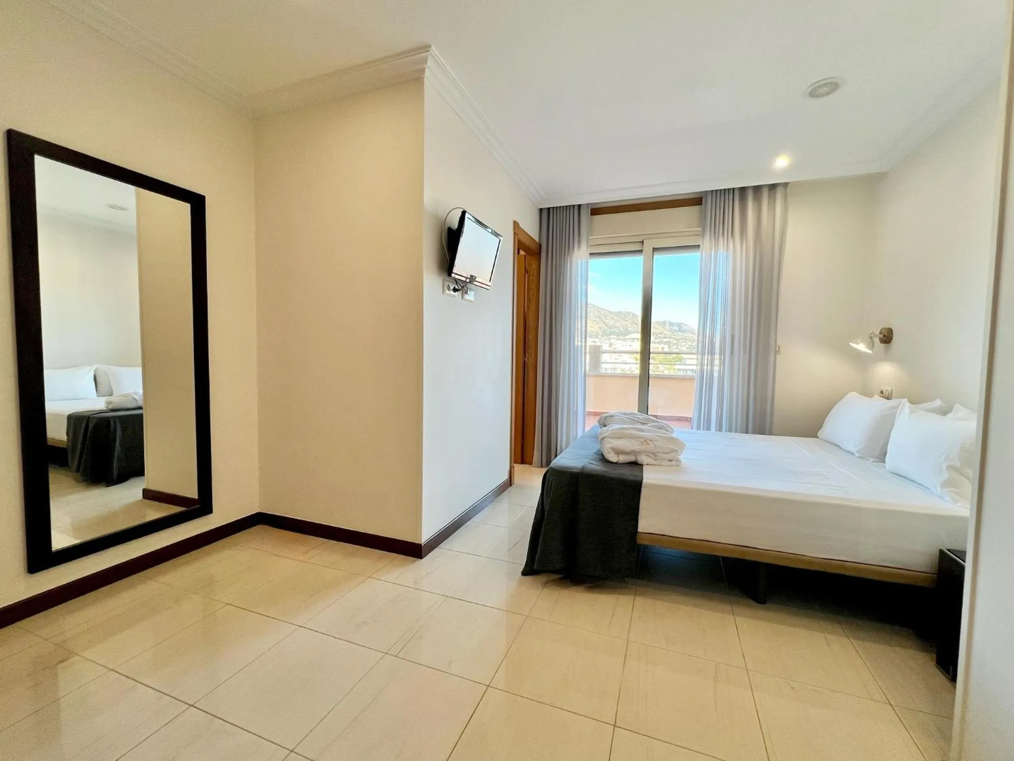 Bed in Apartamentos Mediterráneo Real