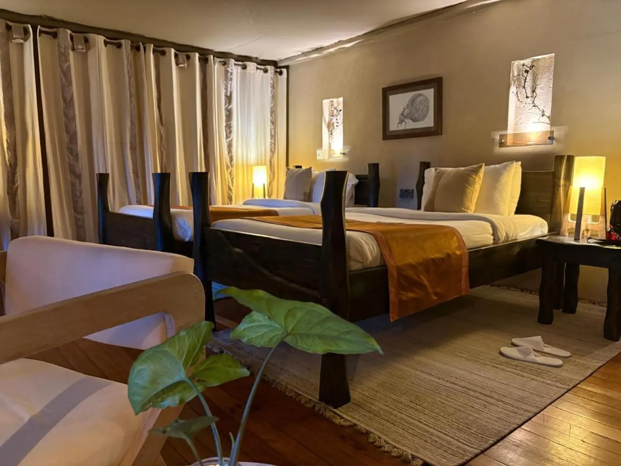 Bed in Ashnil Mara Camp