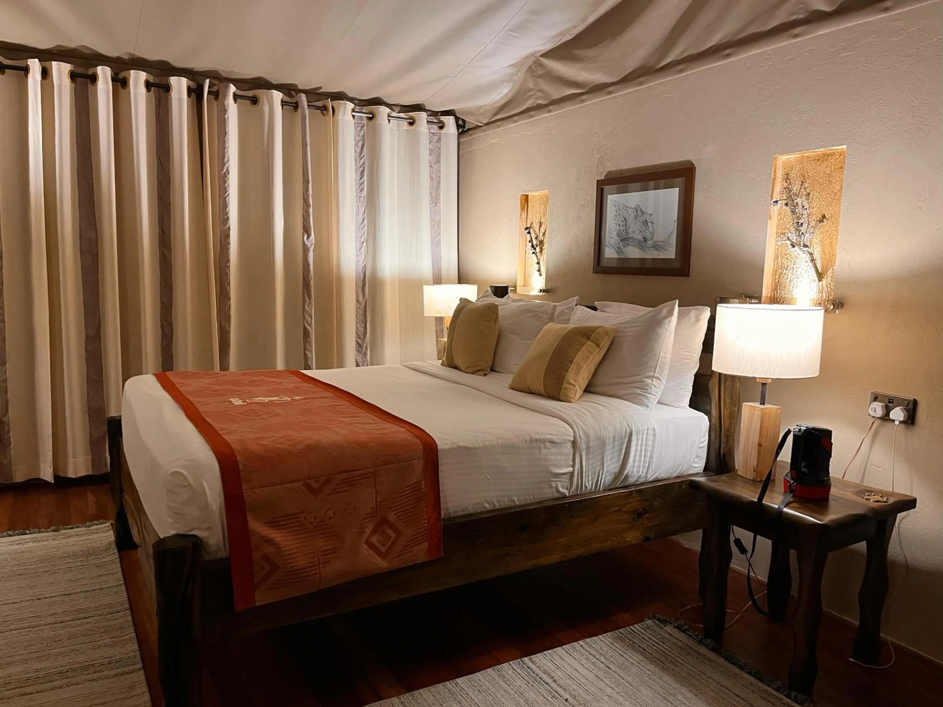 Bed in Ashnil Mara Camp