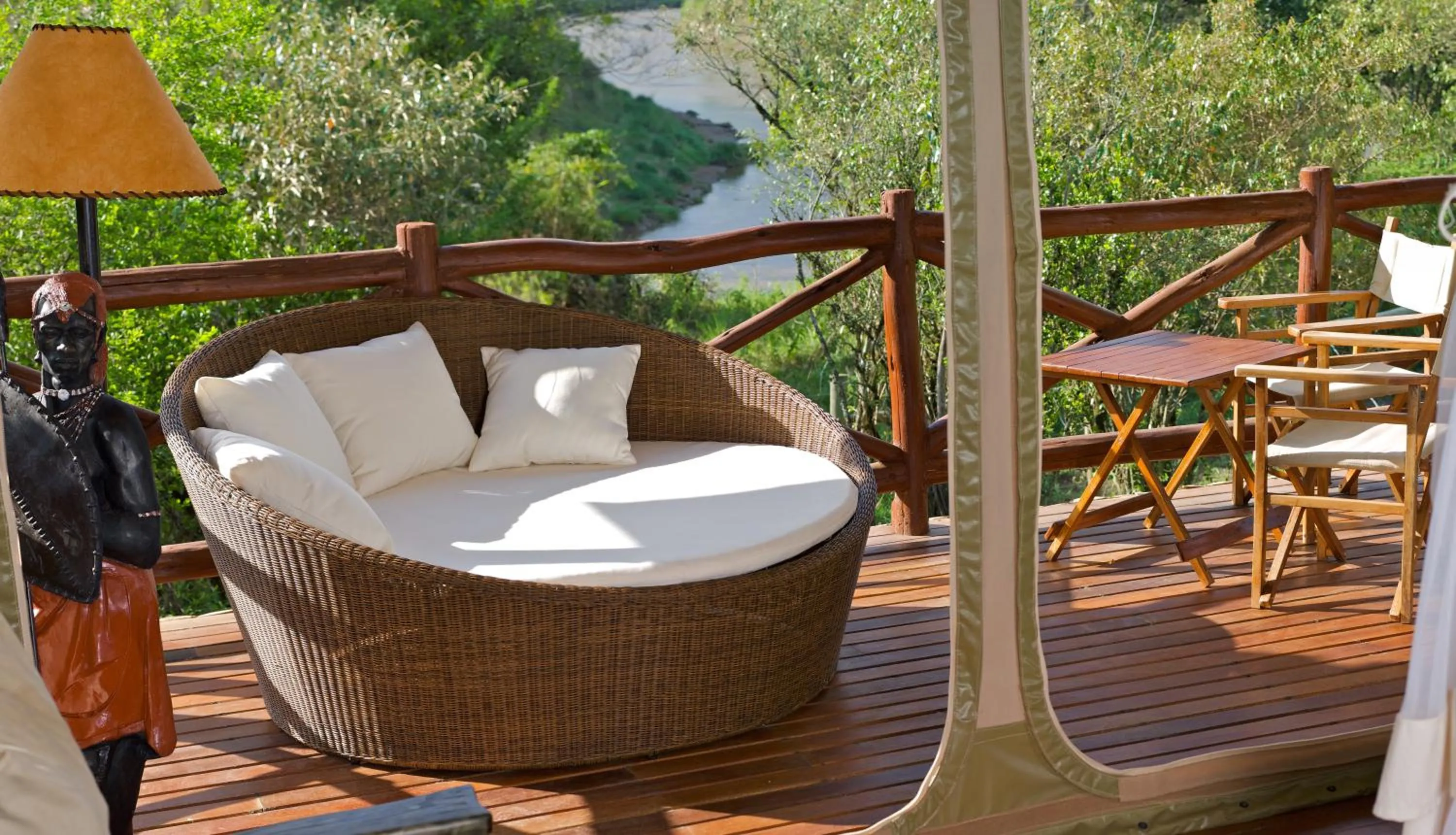 River view in Ashnil Mara Camp