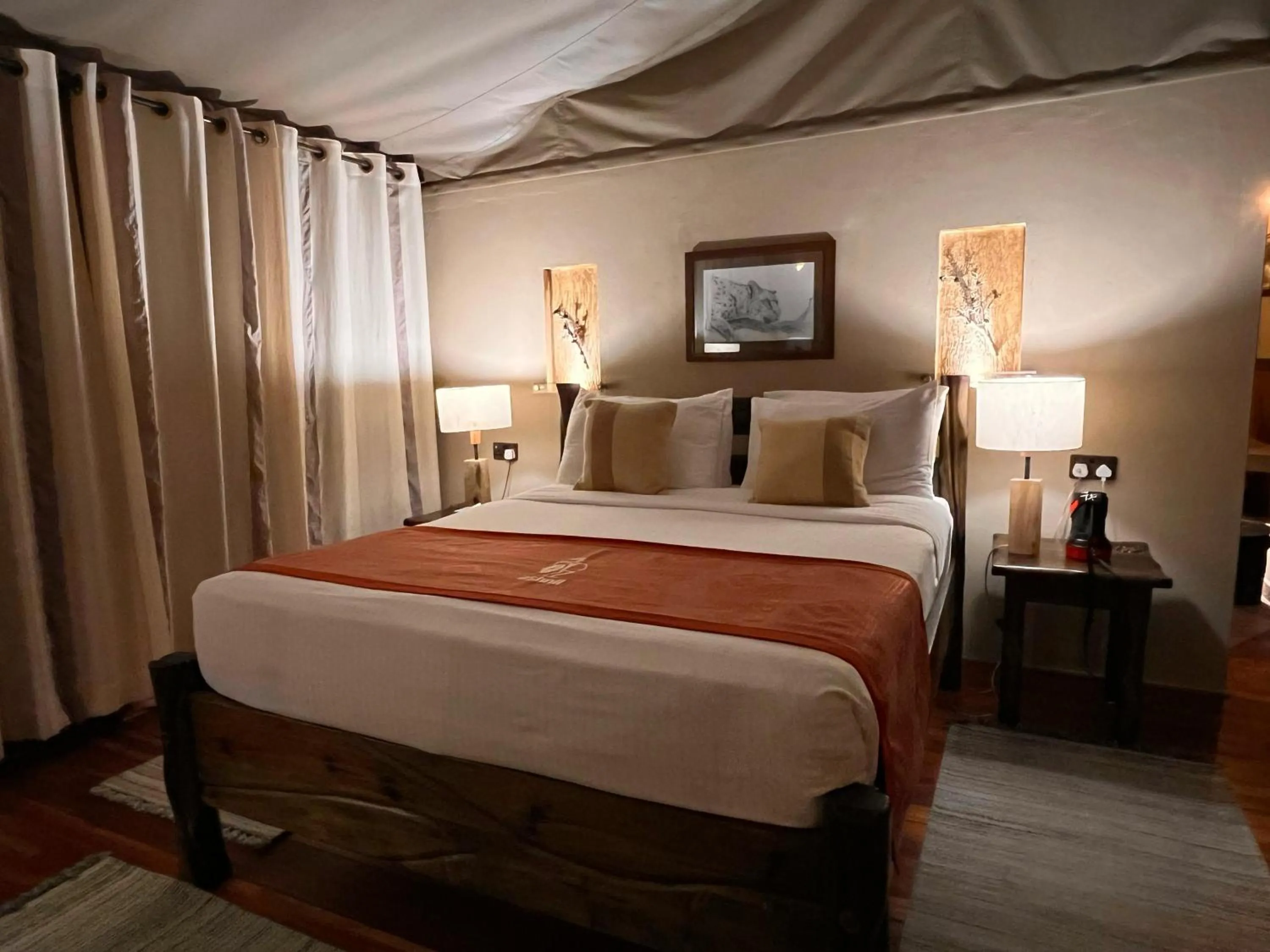 Bed in Ashnil Mara Camp