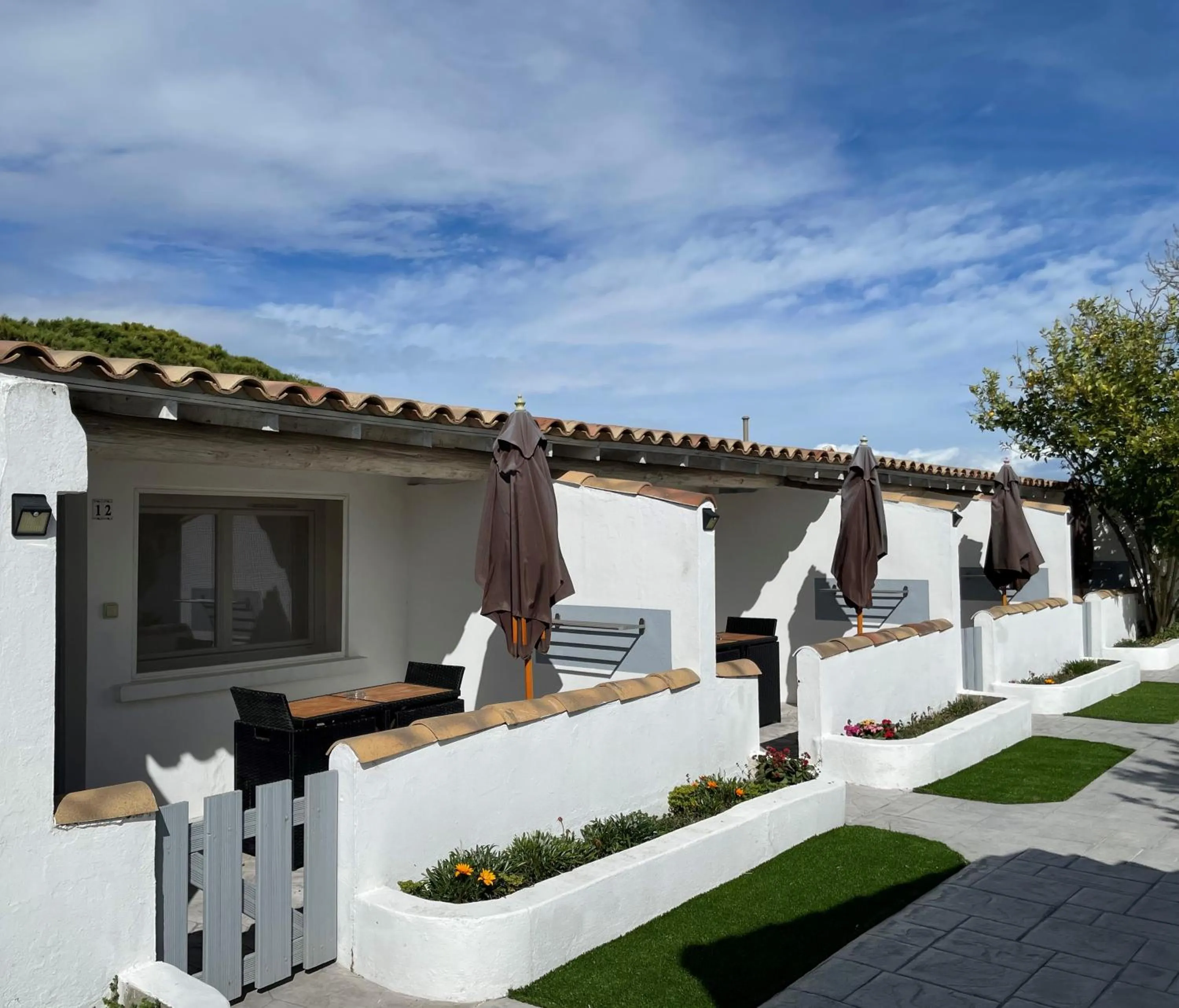 Patio in Hotel Mas des Lys