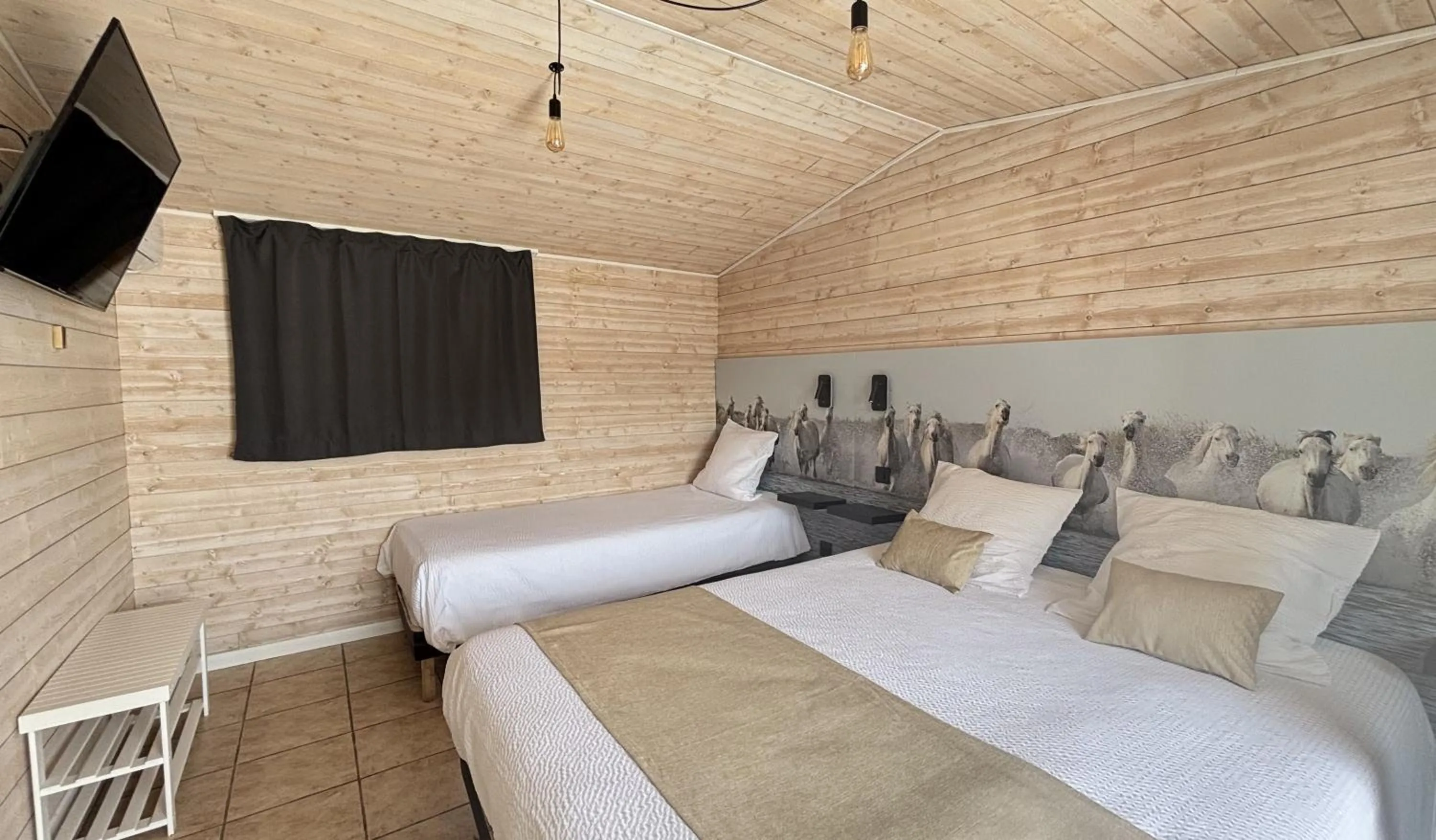 Bed in Hotel Mas des Lys