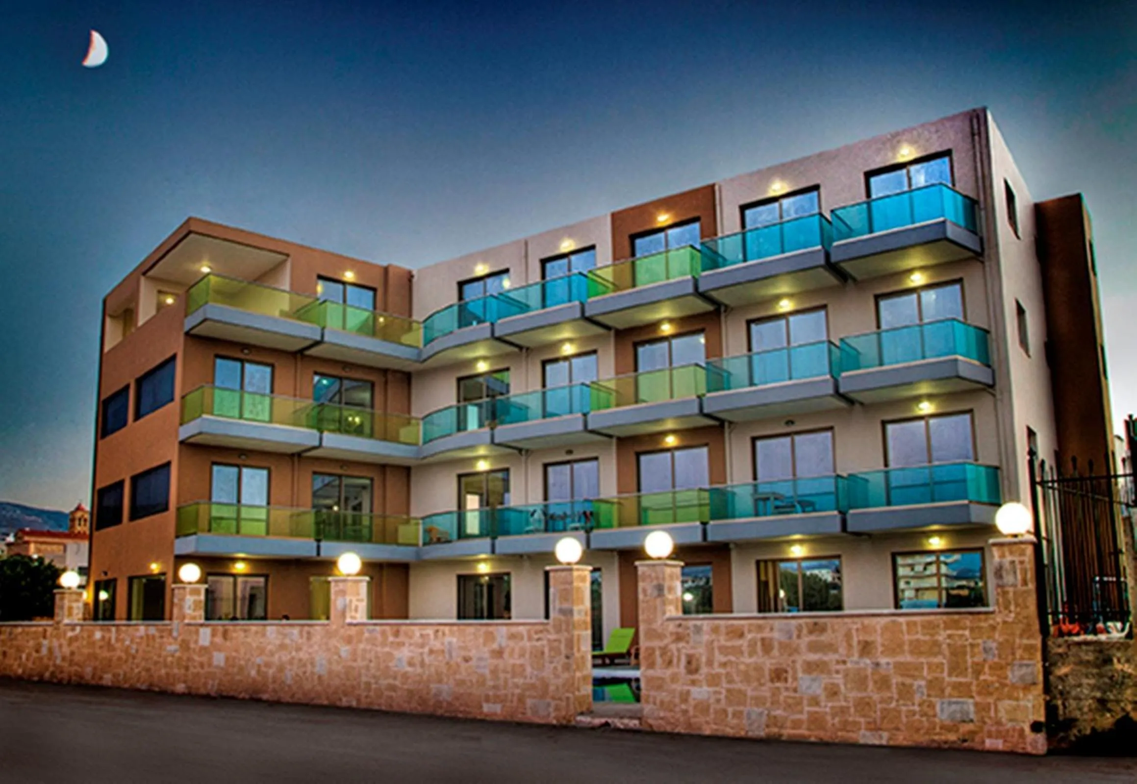 Property building in Crystal Bay Hotel