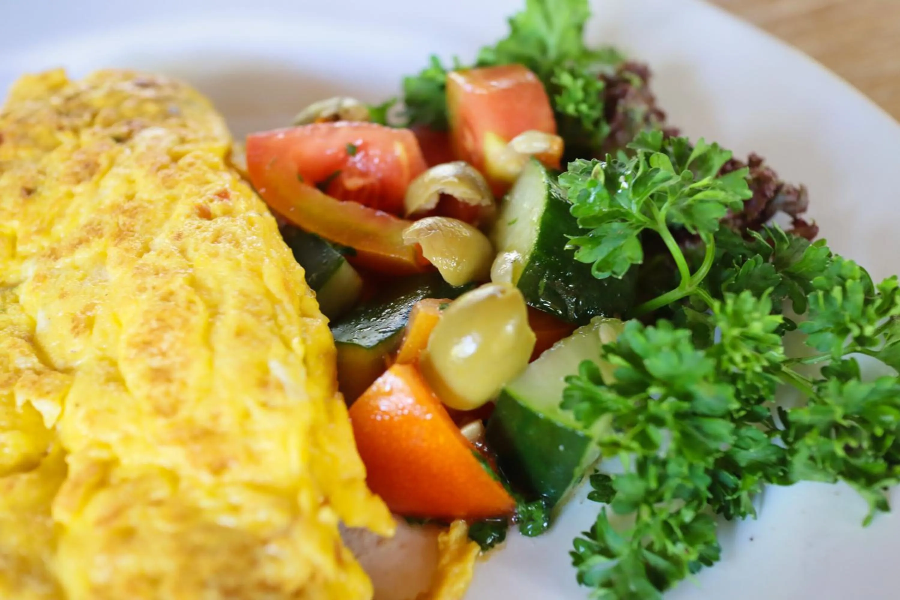 Continental breakfast in Pradja Slumbung Villas