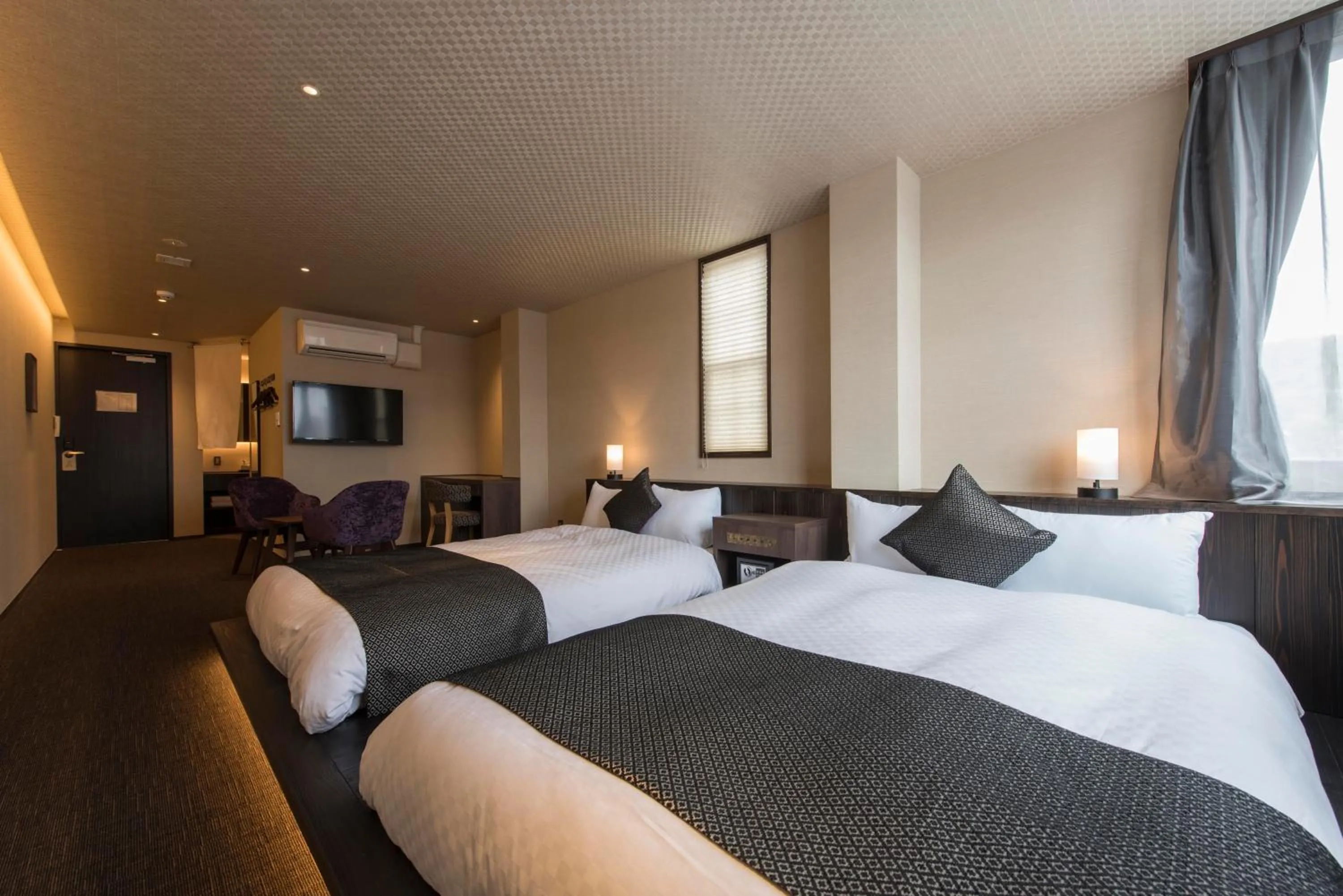 Photo of the whole room, Bed in Hotel ZIZI Kyoto Gion