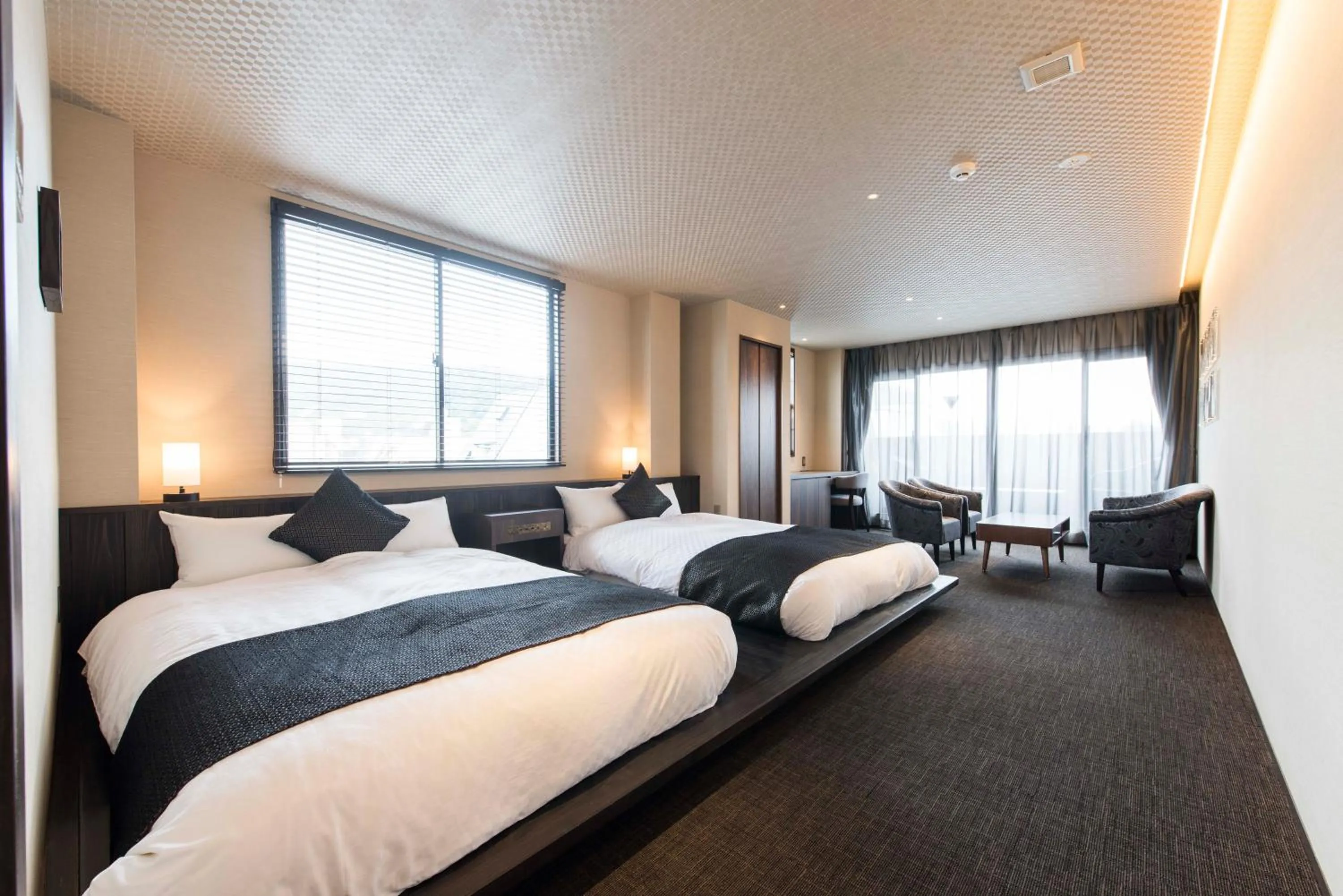 Photo of the whole room, Bed in Hotel ZIZI Kyoto Gion