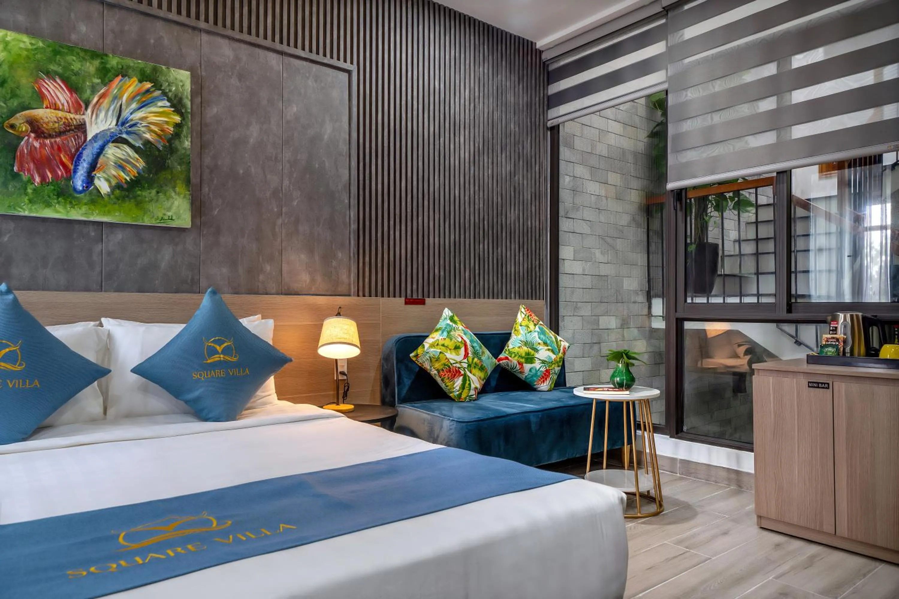 Bedroom, Bed in Square Villa Hoi An