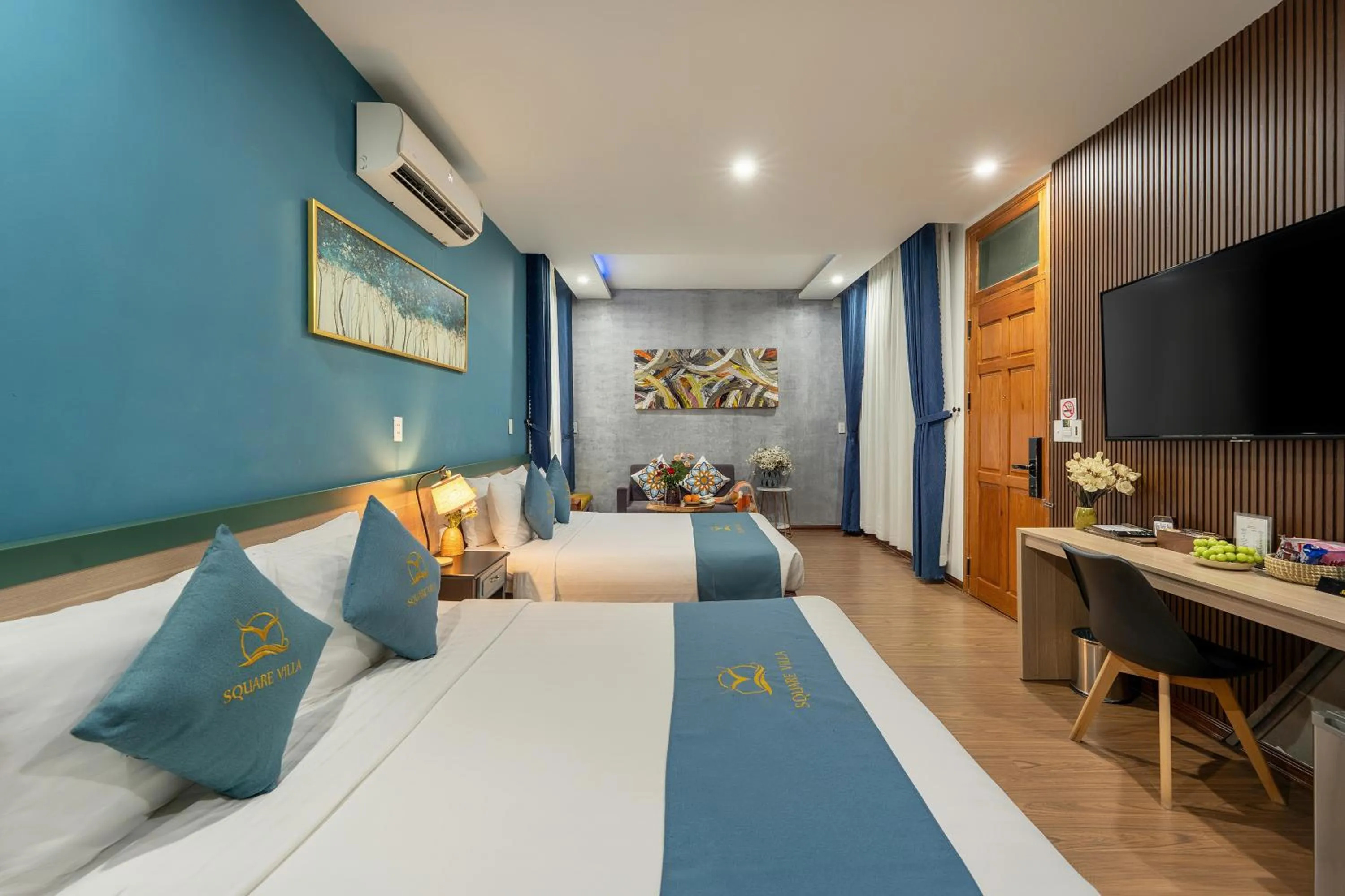 Bed in Square Villa Hoi An