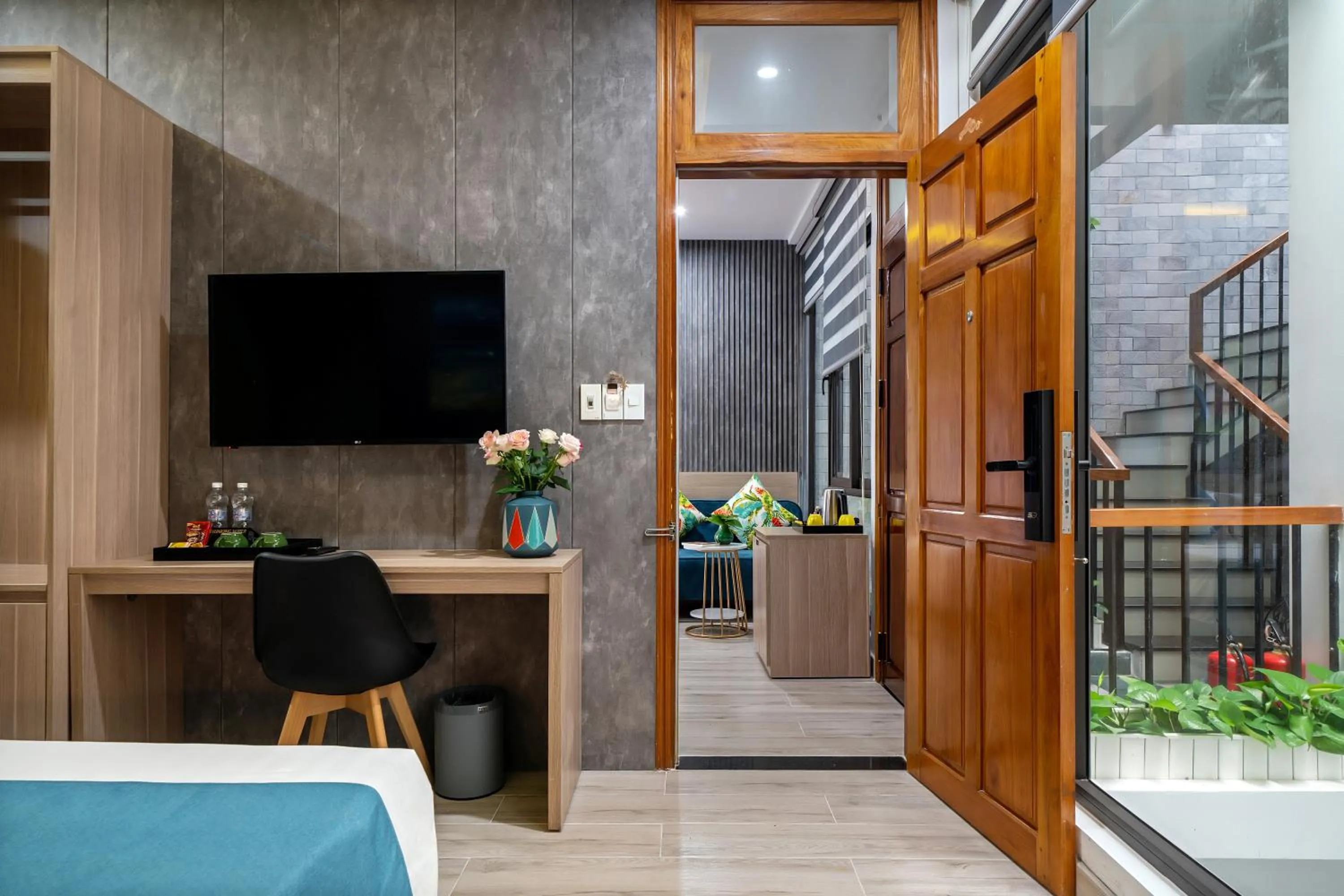 Communal lounge/ TV room in Square Villa Hoi An