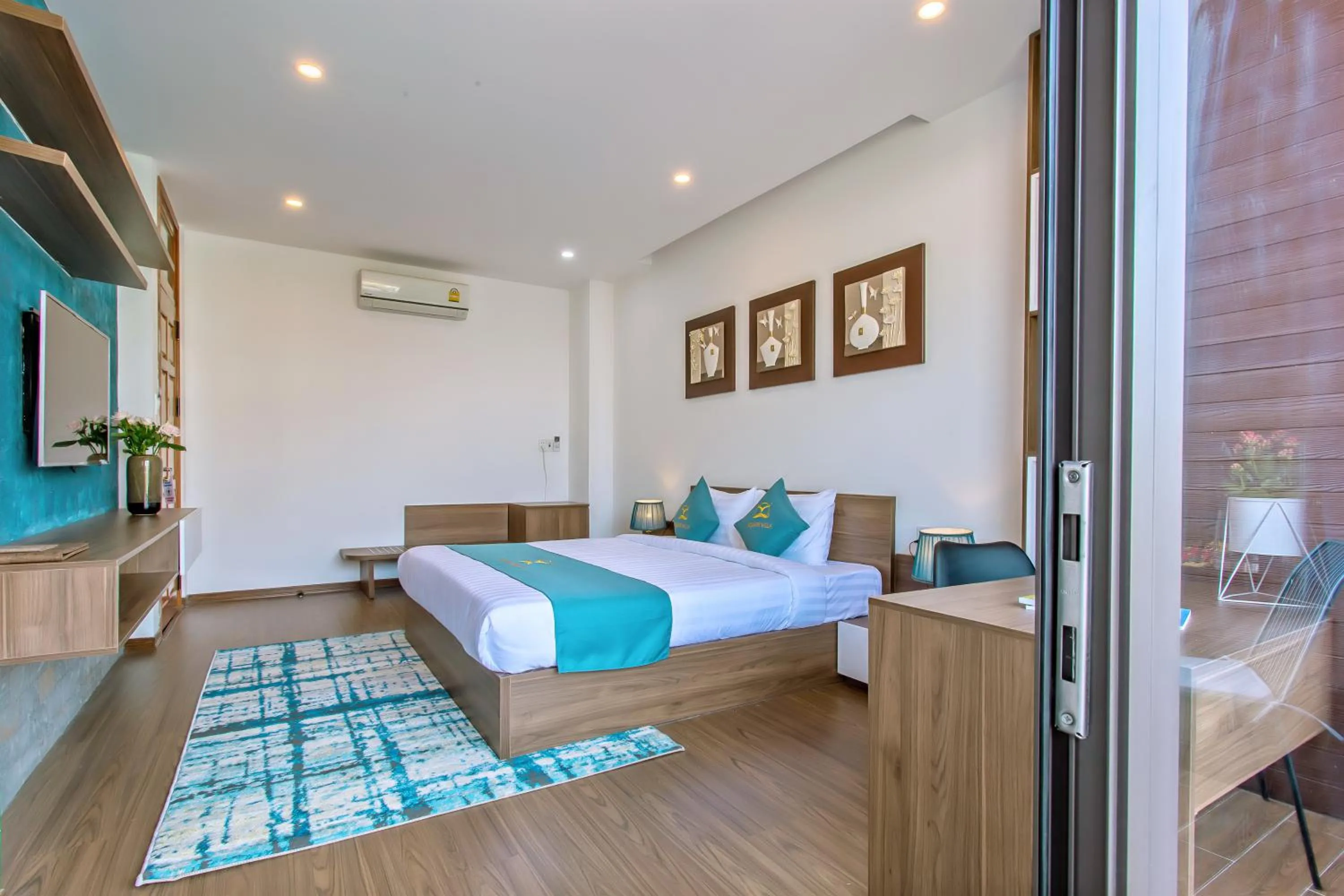 Bedroom, Bed in Square Villa Hoi An