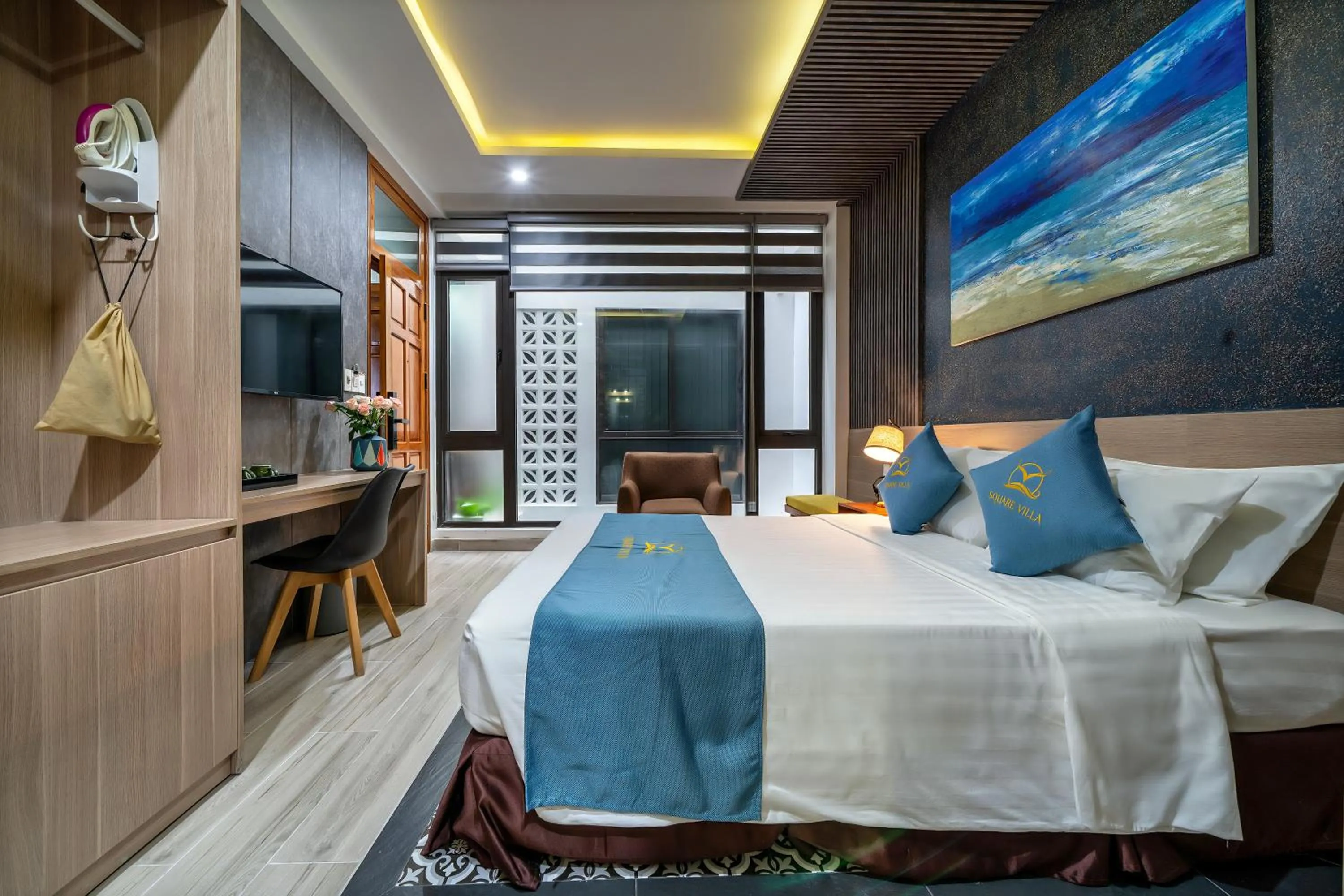 Bedroom, Bed in Square Villa Hoi An